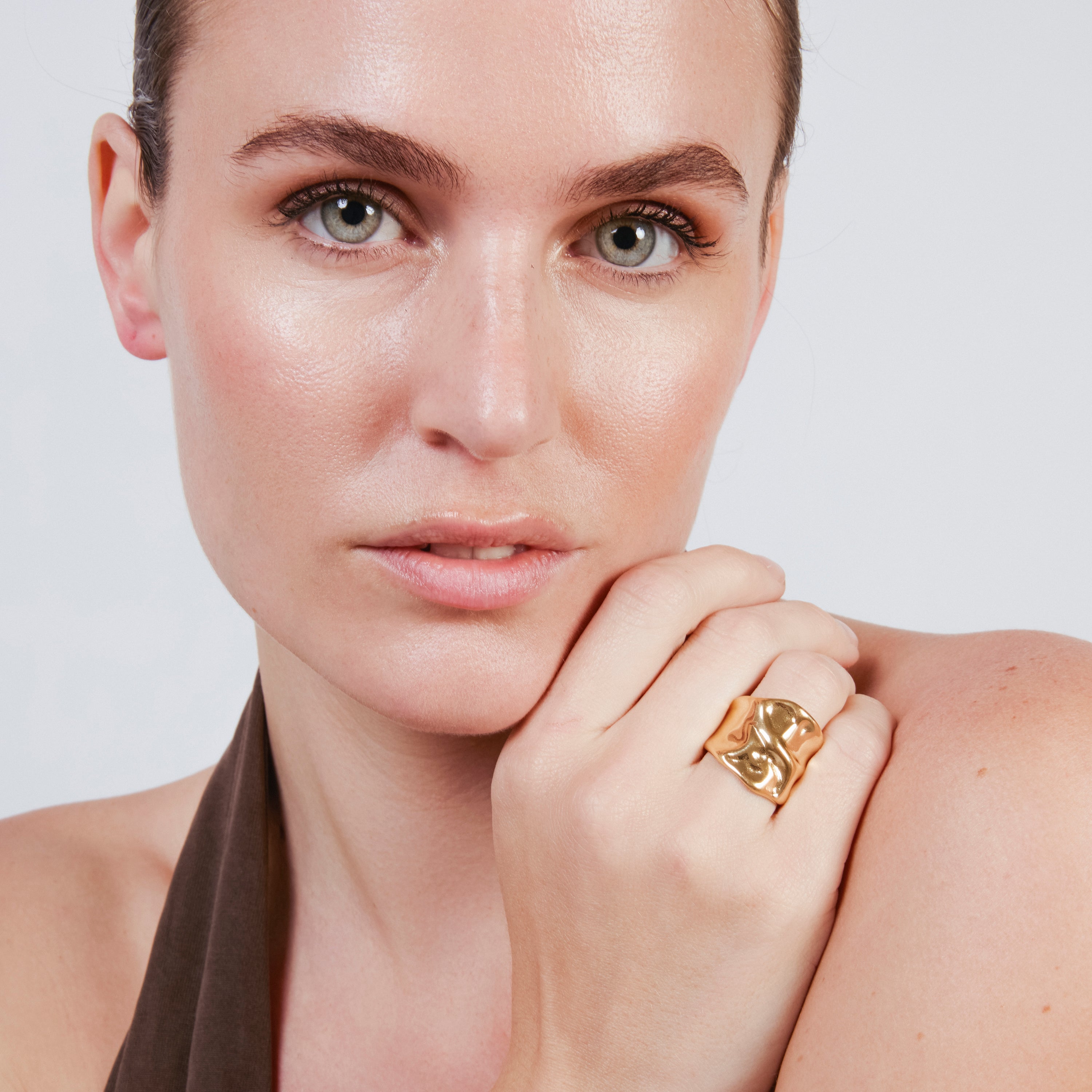 18k Gelbgoldring - Suodja