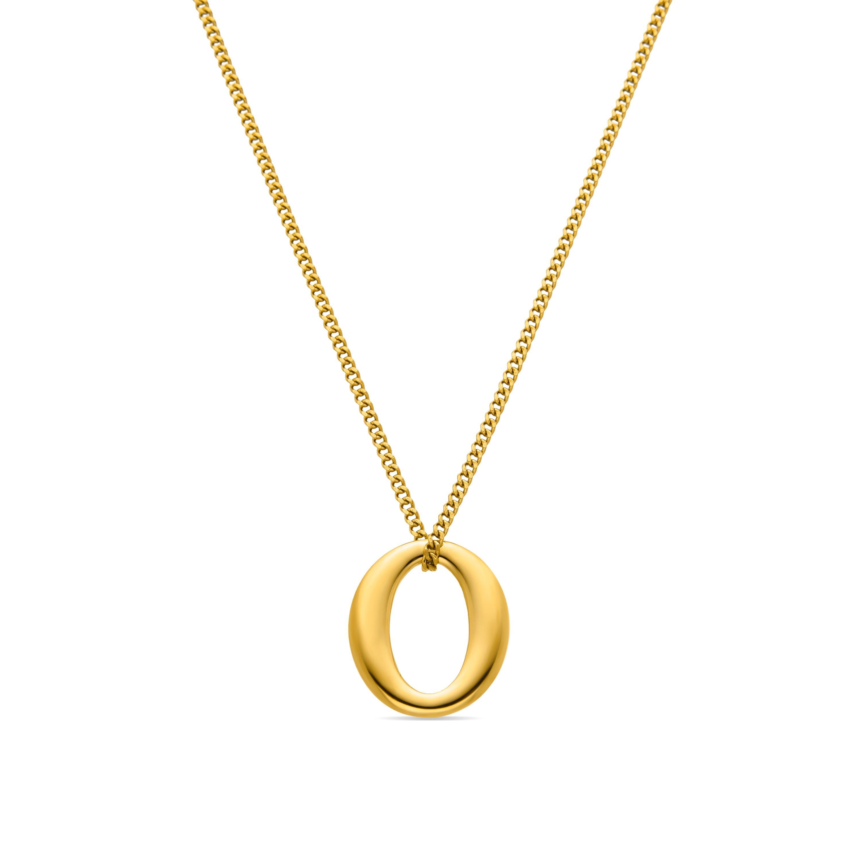 Ausa necklace with 18k yellow gold finish