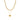 Sycu necklace 18k yellow gold finish