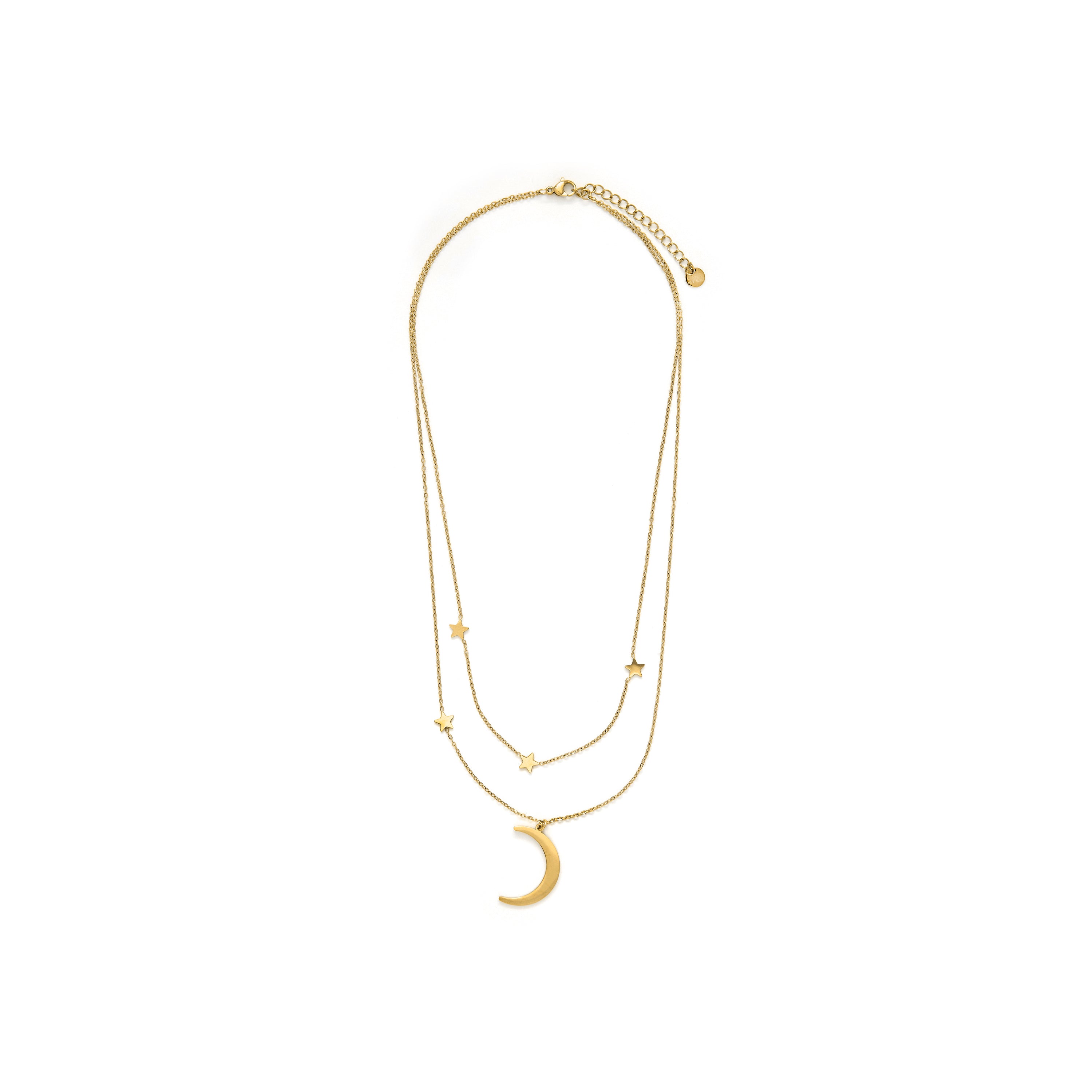 18K yellow gold finished collar - Monil