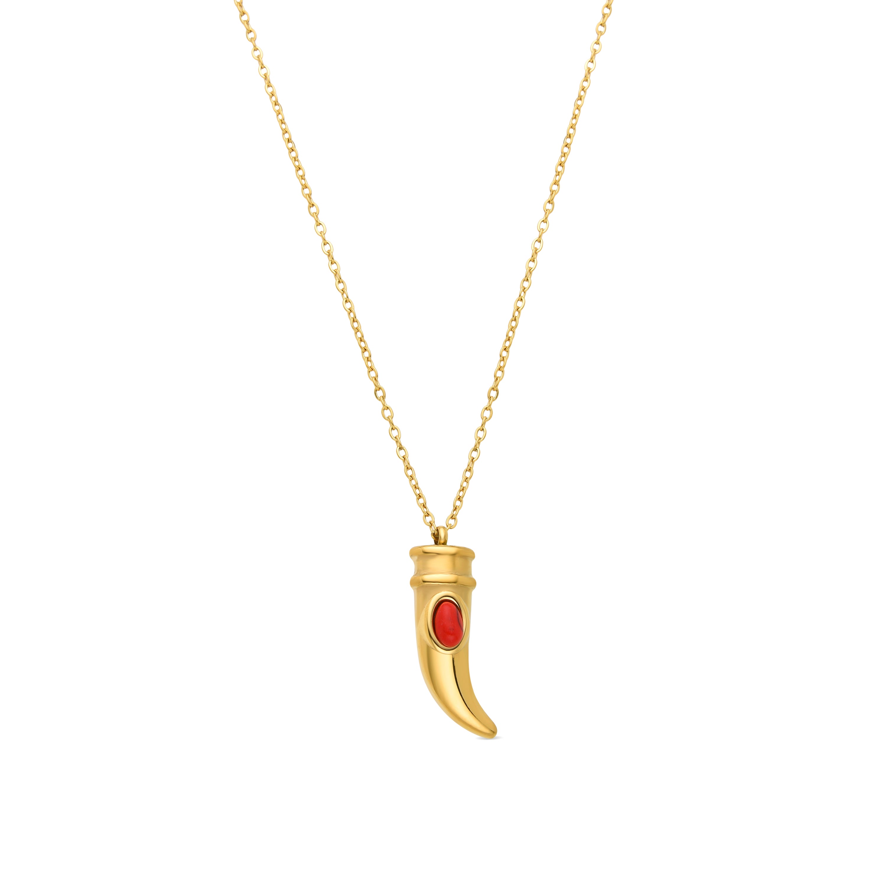 Almia necklace 18k gold finish