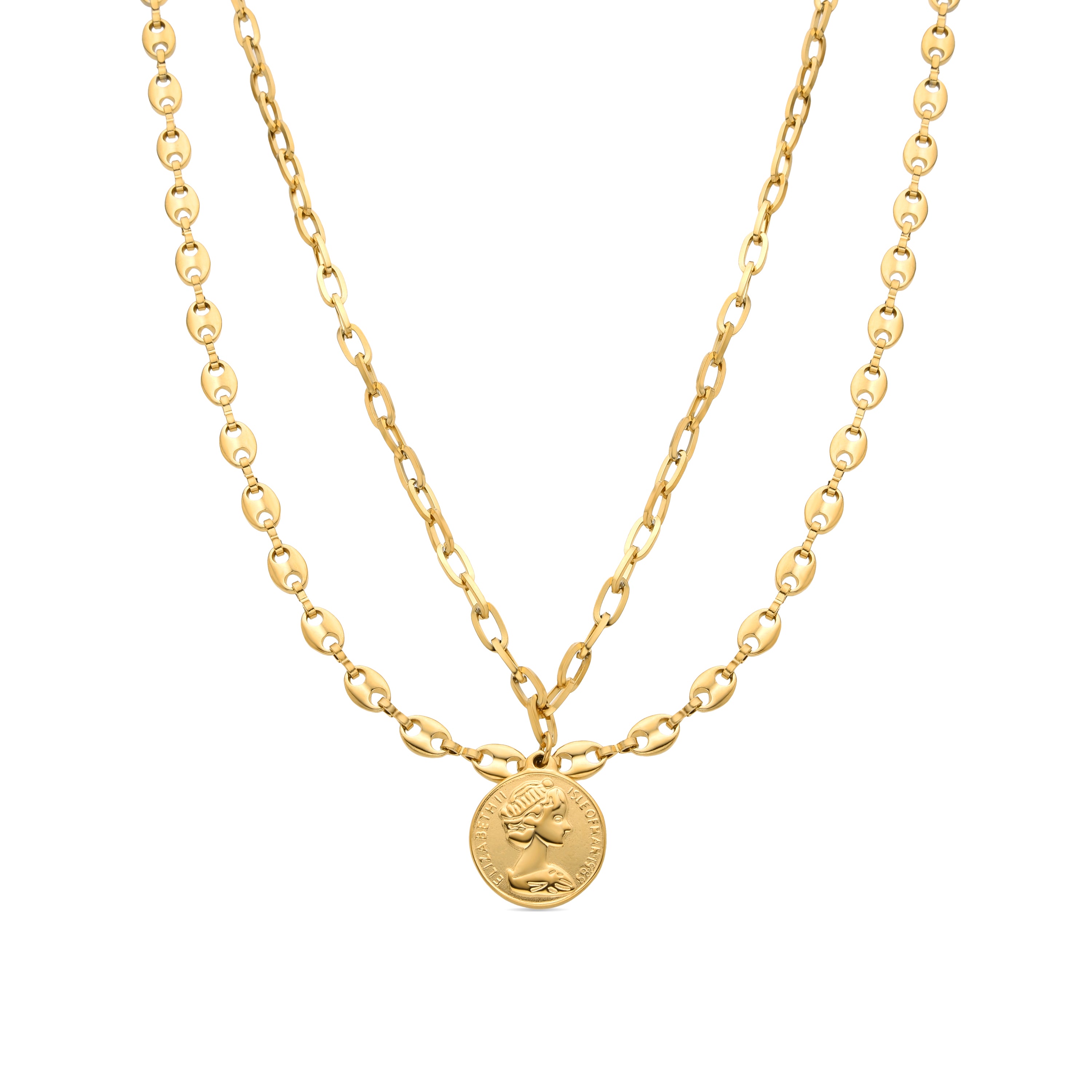 Colar acabado em ouro amarelo 18K - Takson