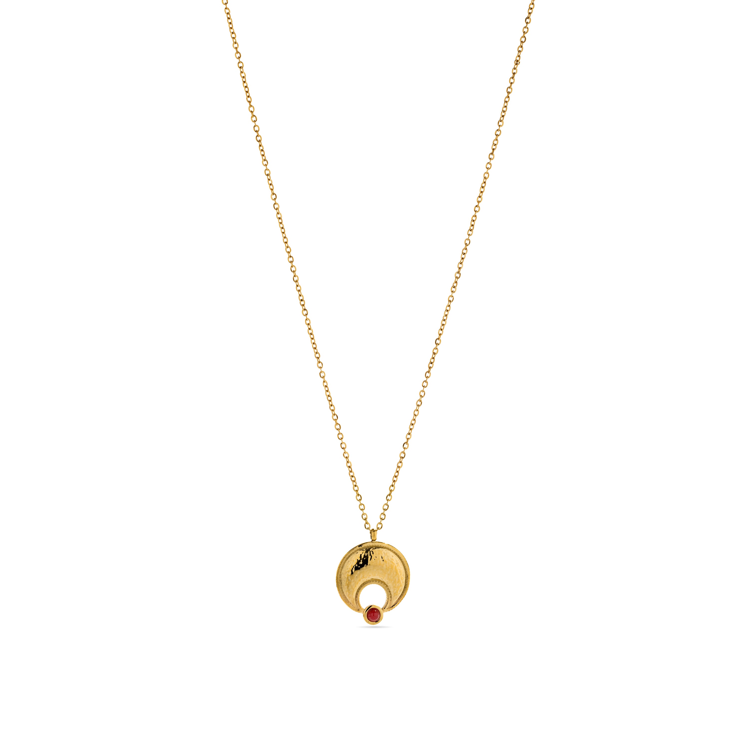 Euvia necklace 18k gold finish