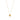 Euvia necklace 18k gold finish