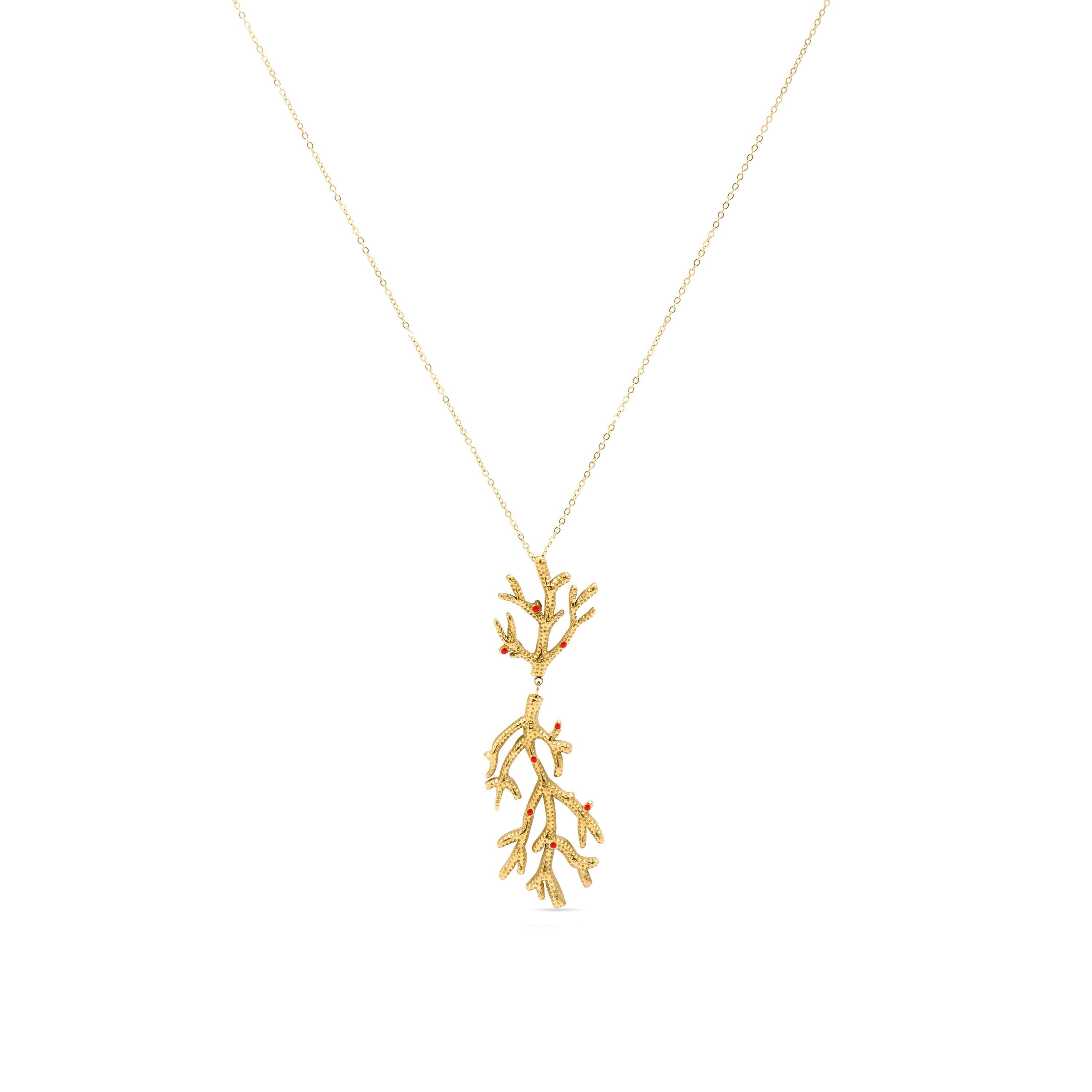 Ikuzol necklace 18k gold finish