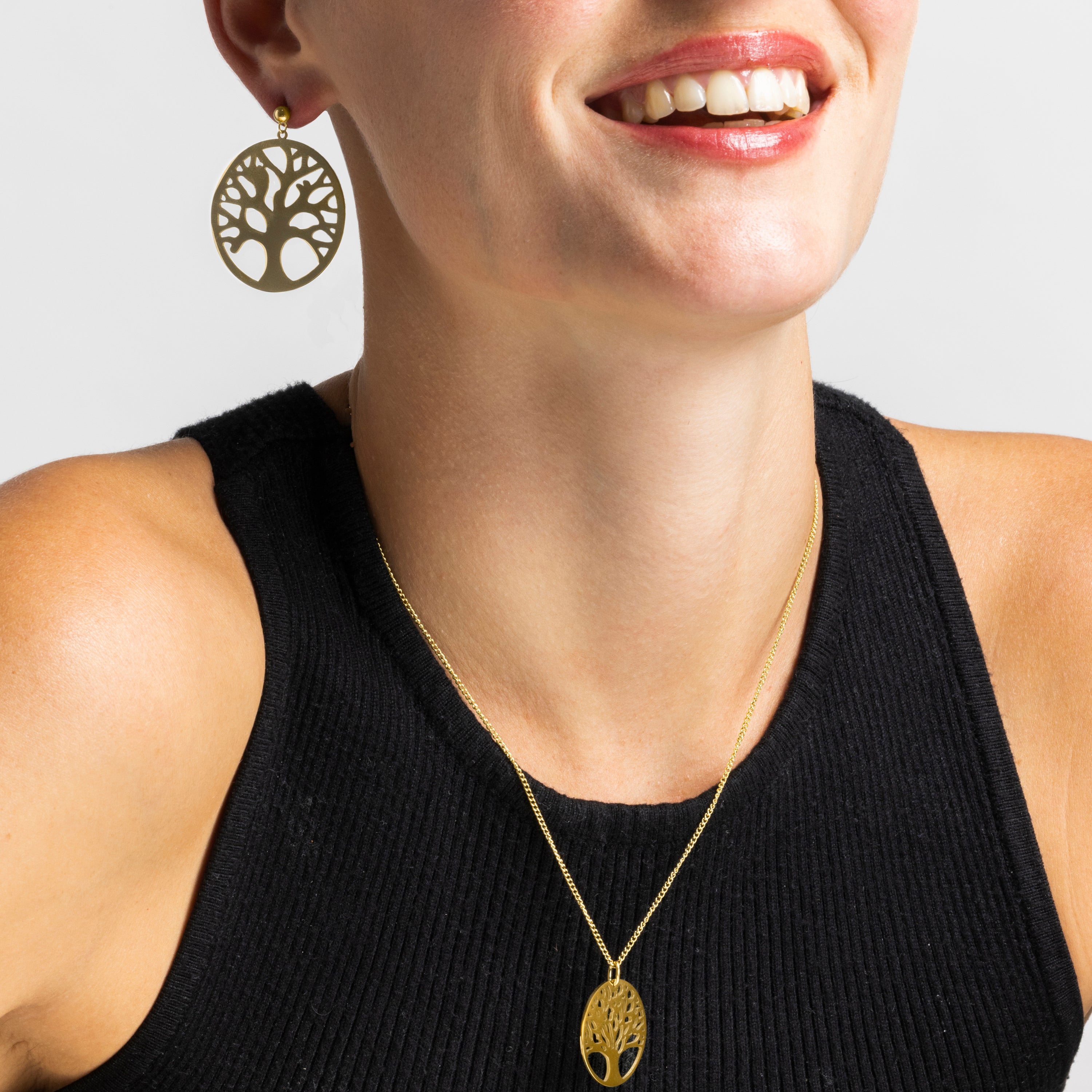 18k gold finished collar - Konssa