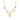 Halsband aus blauem Lack mit 18k Gelbgold-Finish - Lynou