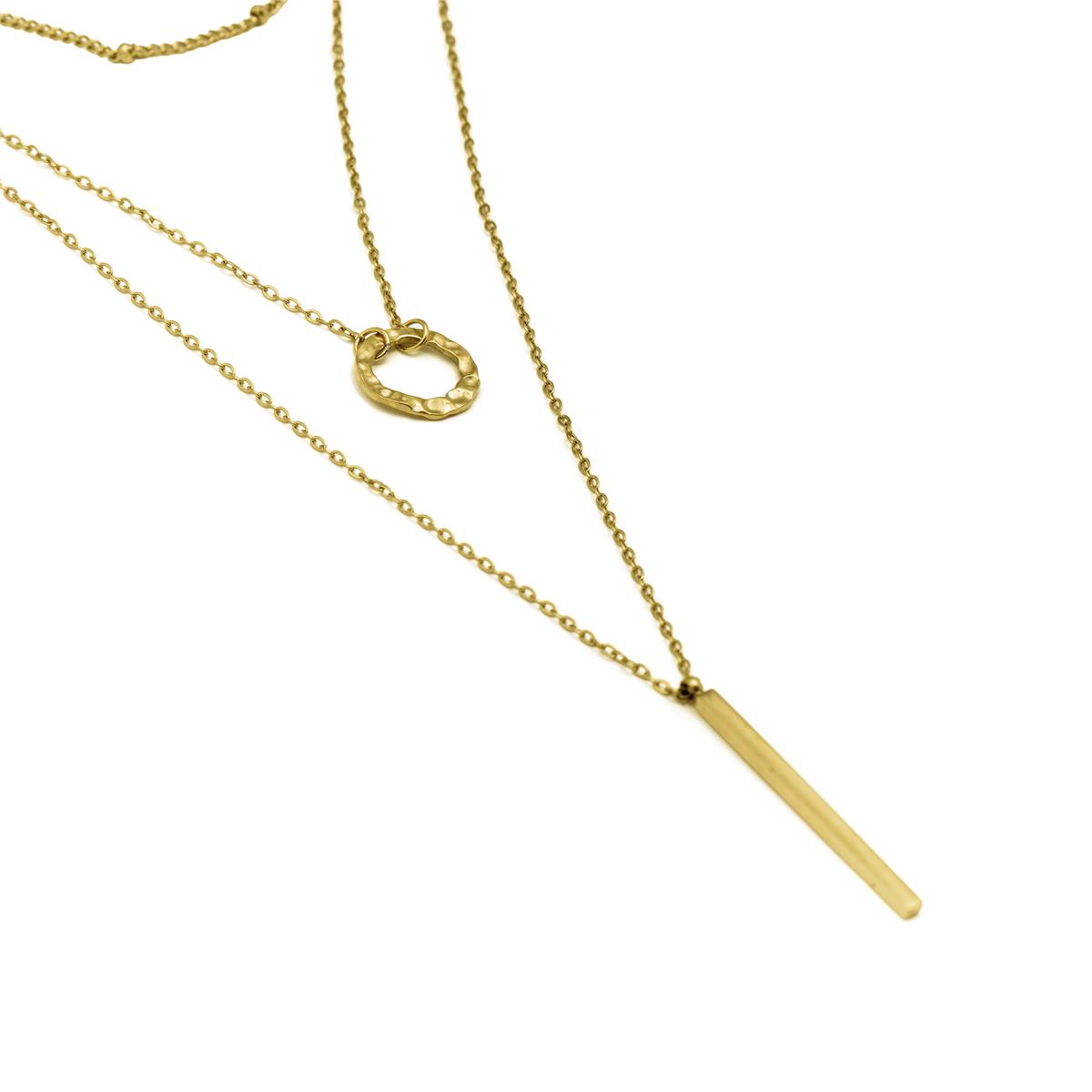 Collar acabado en oro amarillo 18k - Rewary