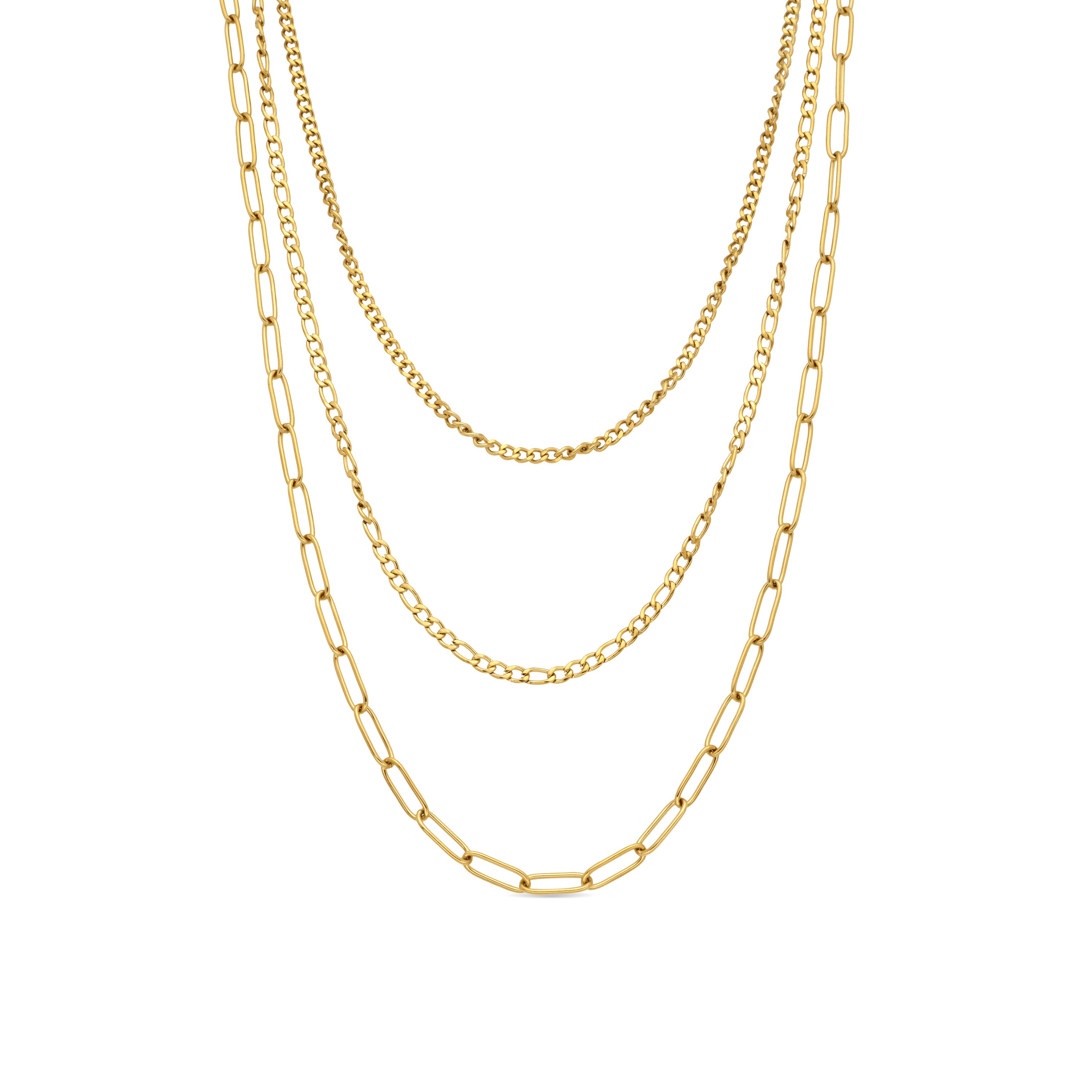 Collar acabado en oro amarillo 18k - Korvia