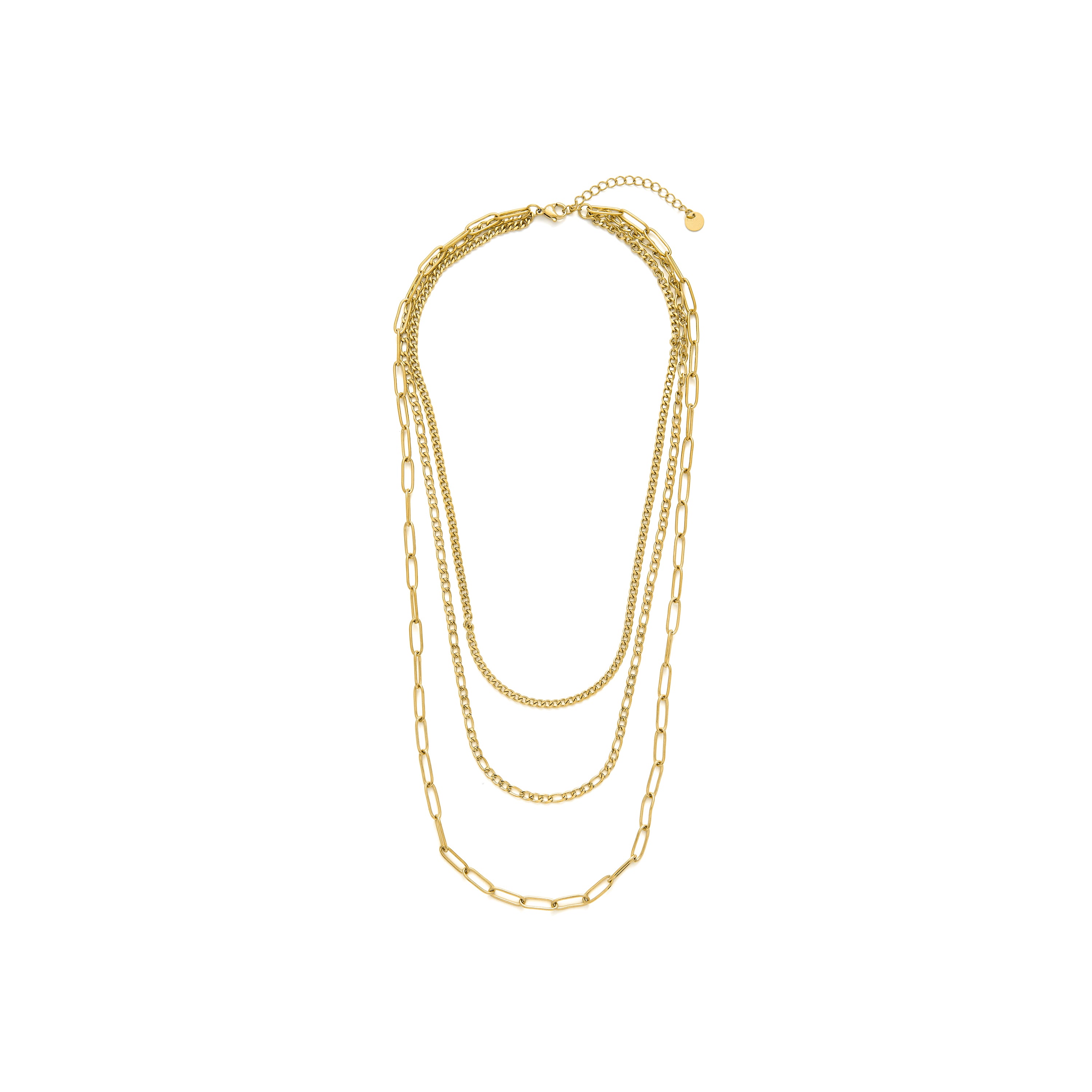 Collar acabado en oro amarillo 18k - Korvia