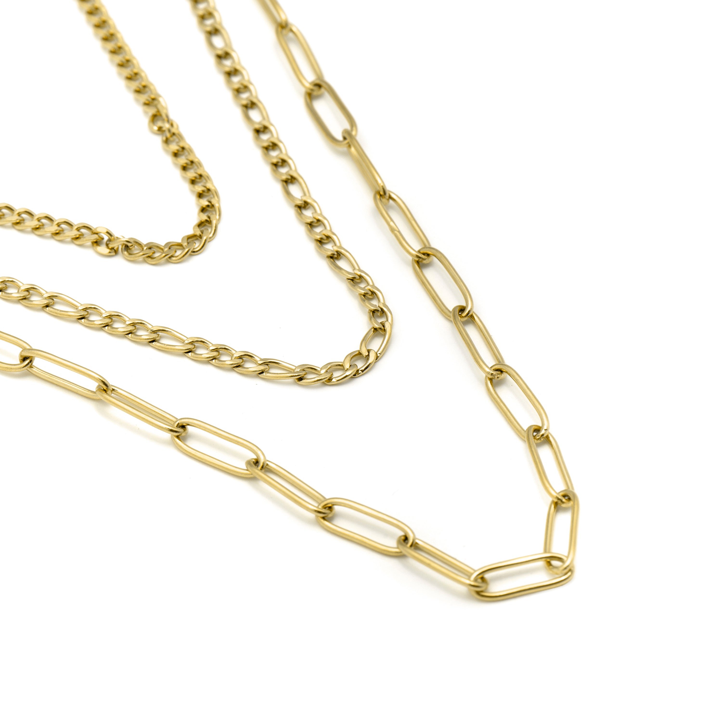 Collar acabado en oro amarillo 18k - Korvia