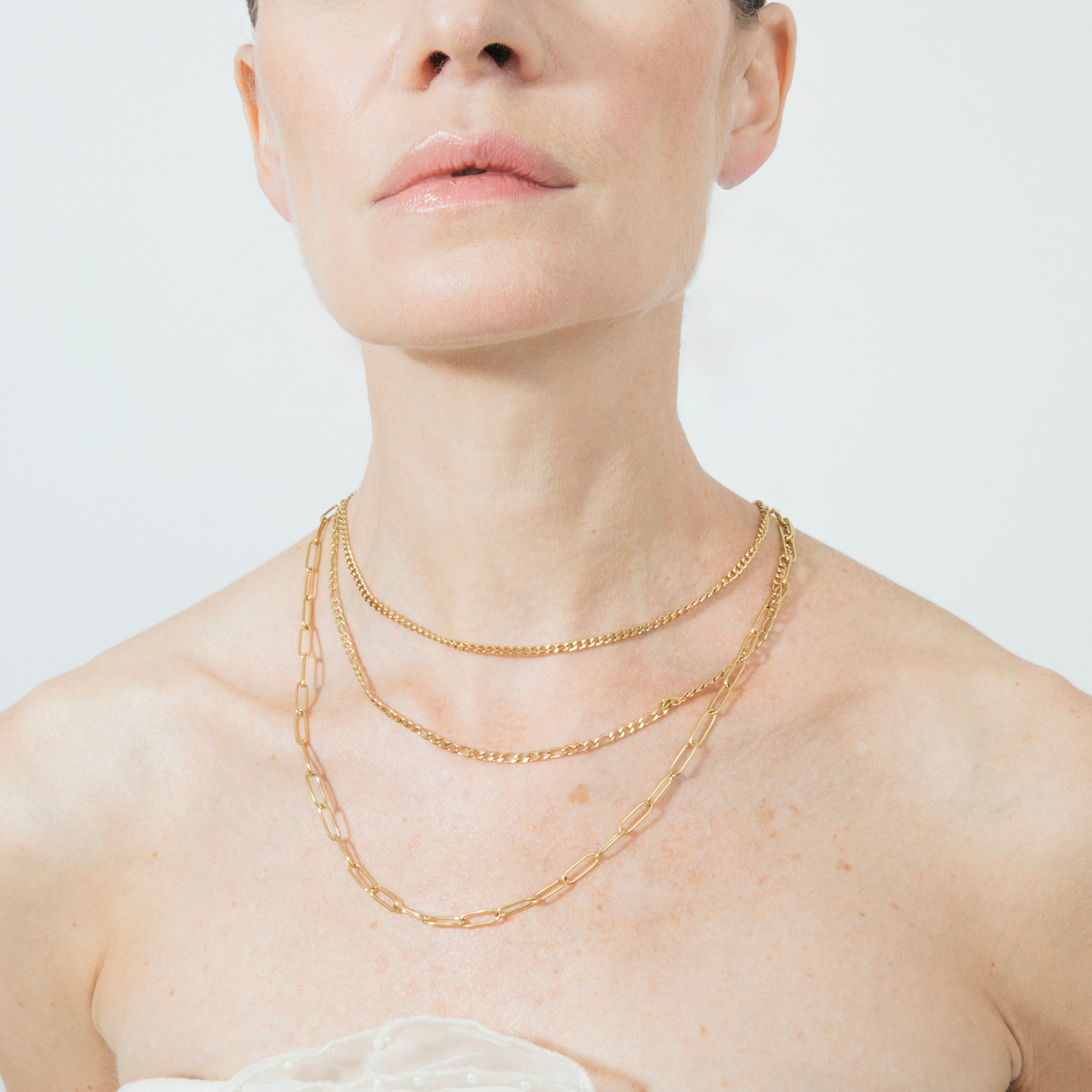 Collar acabado en oro amarillo 18k - Korvia