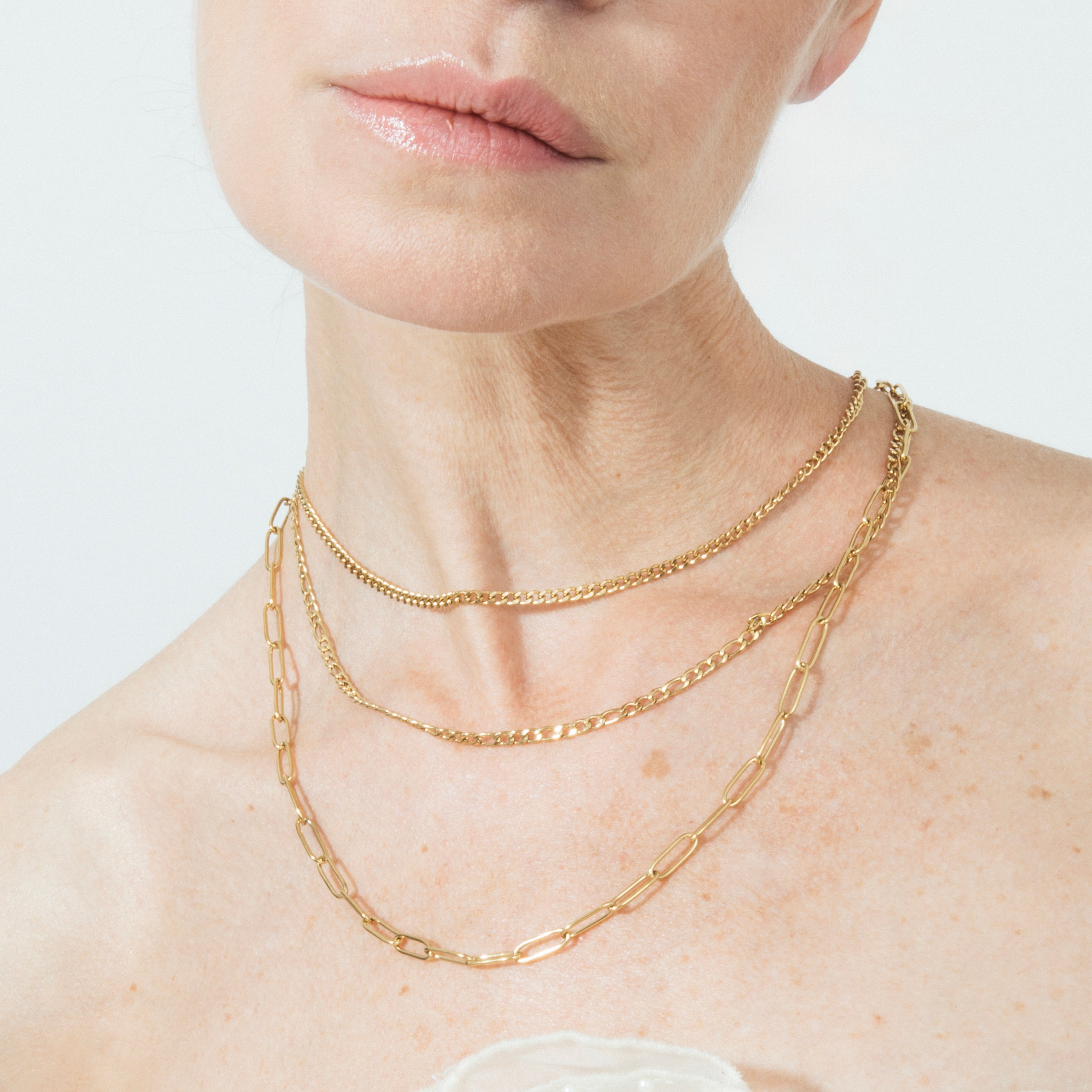Collar acabado en oro amarillo 18k - Korvia