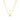 Collier finition en or jaune 18k - Fada