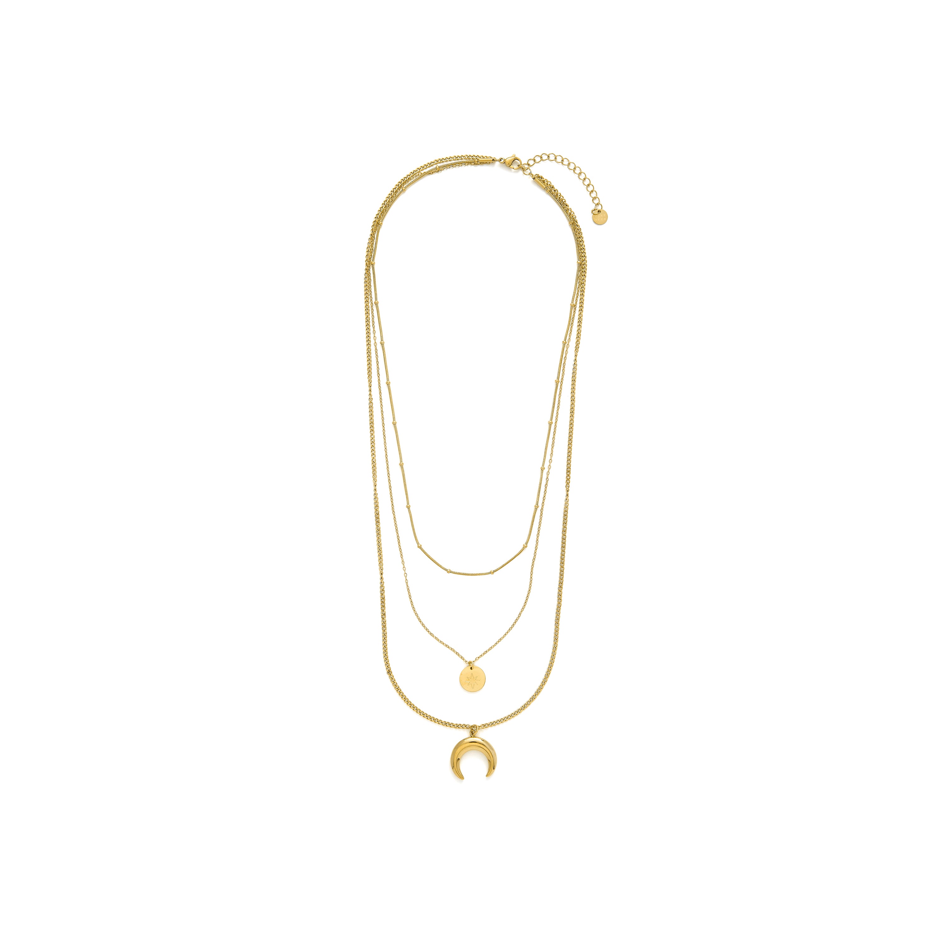 Halsband mit 18k Gelbgold-Finish - Salsu