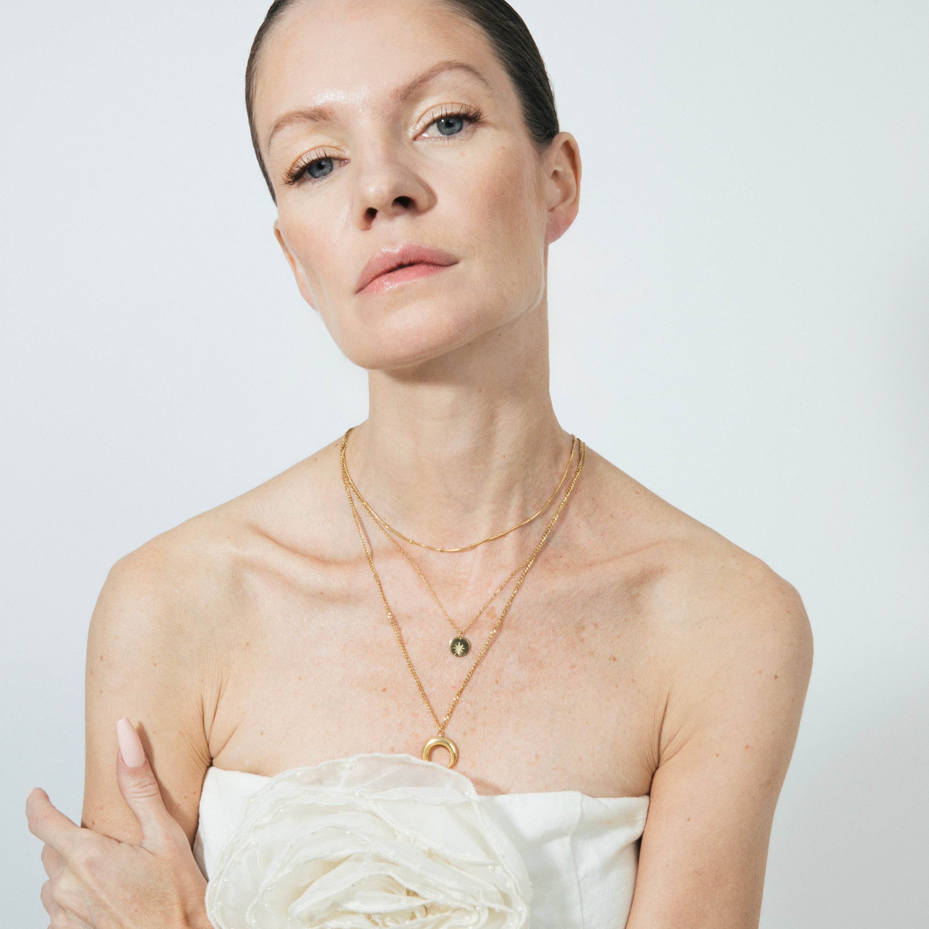 Halsband mit 18k Gelbgold-Finish - Salsu