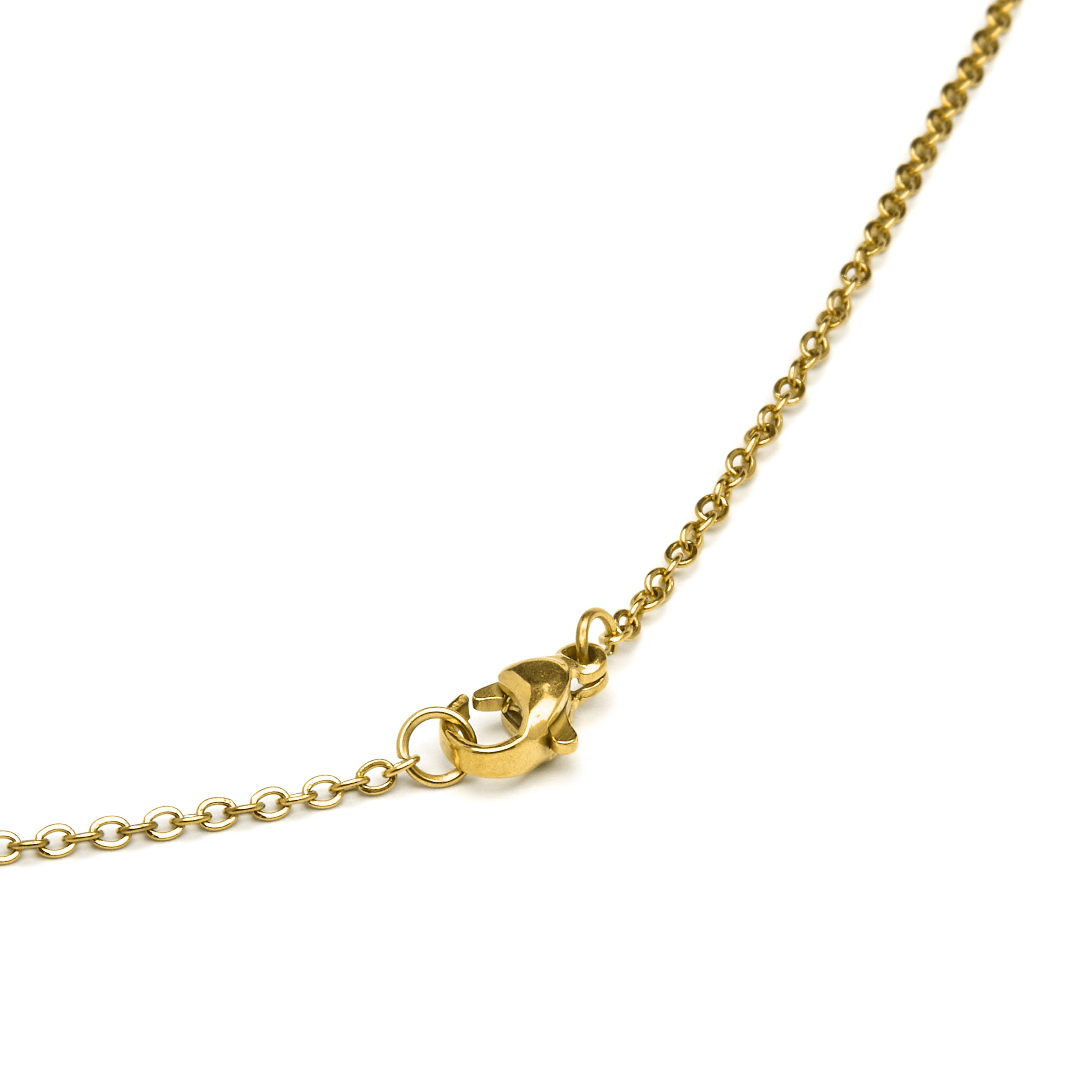 Collar de Madreperla Blanca acabado en oro amarillo 18K - Alphabet