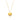 Necklace with Brilliant Zirconia finished in 18k gold - Emmu