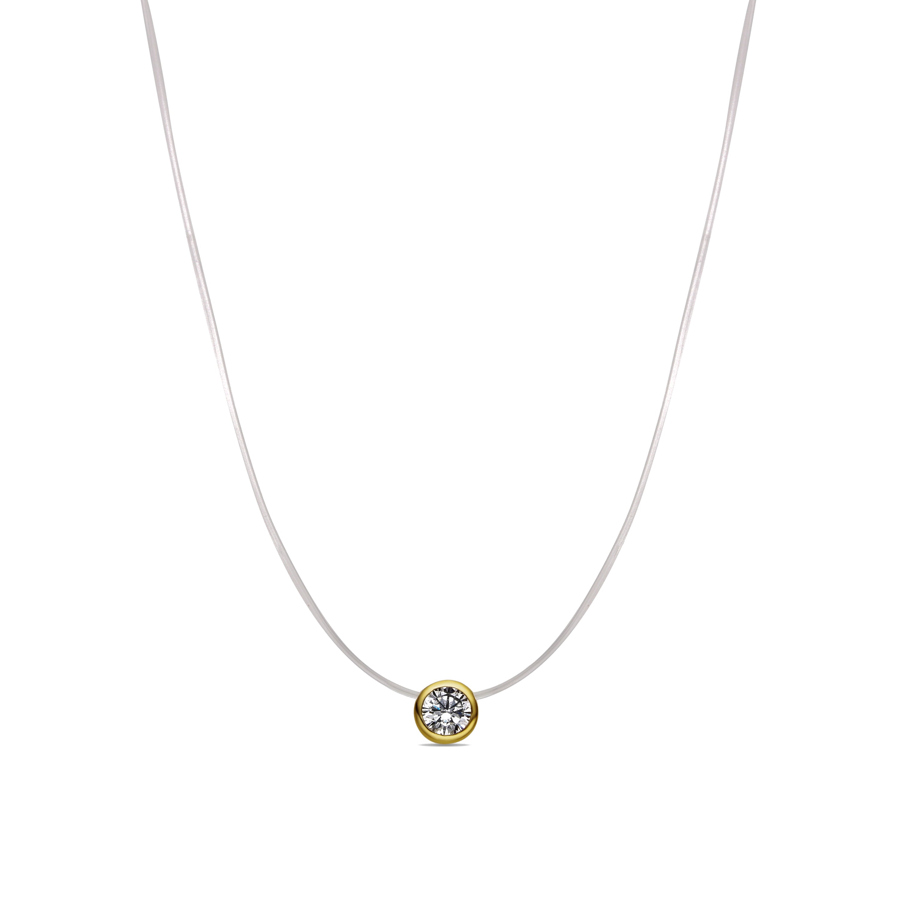 Colar acabado em ouro 18k - Linwa