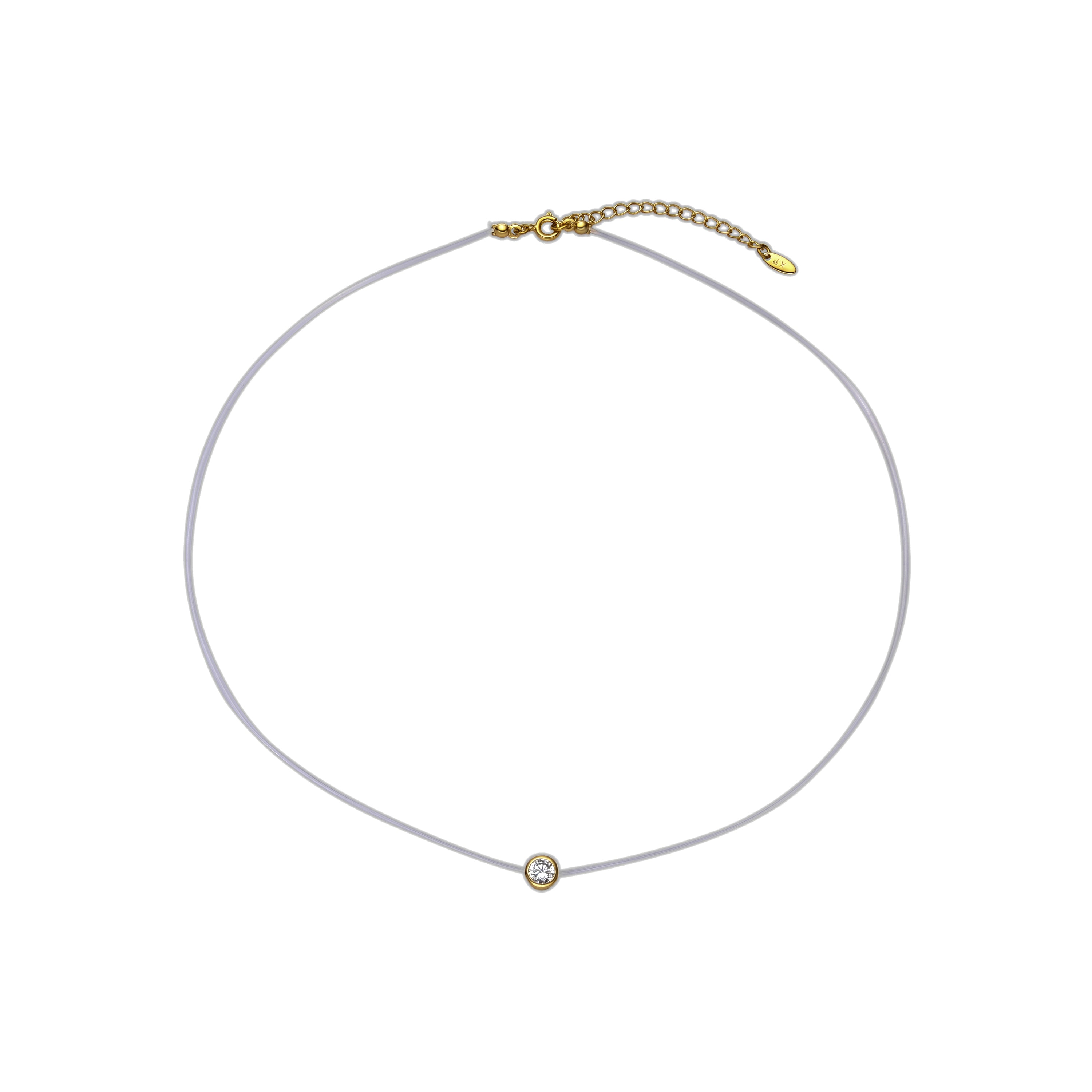 18k gold finished collar - Linwa