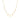 Collier en zircon multicolore finition or jaune 18k - Ayisha