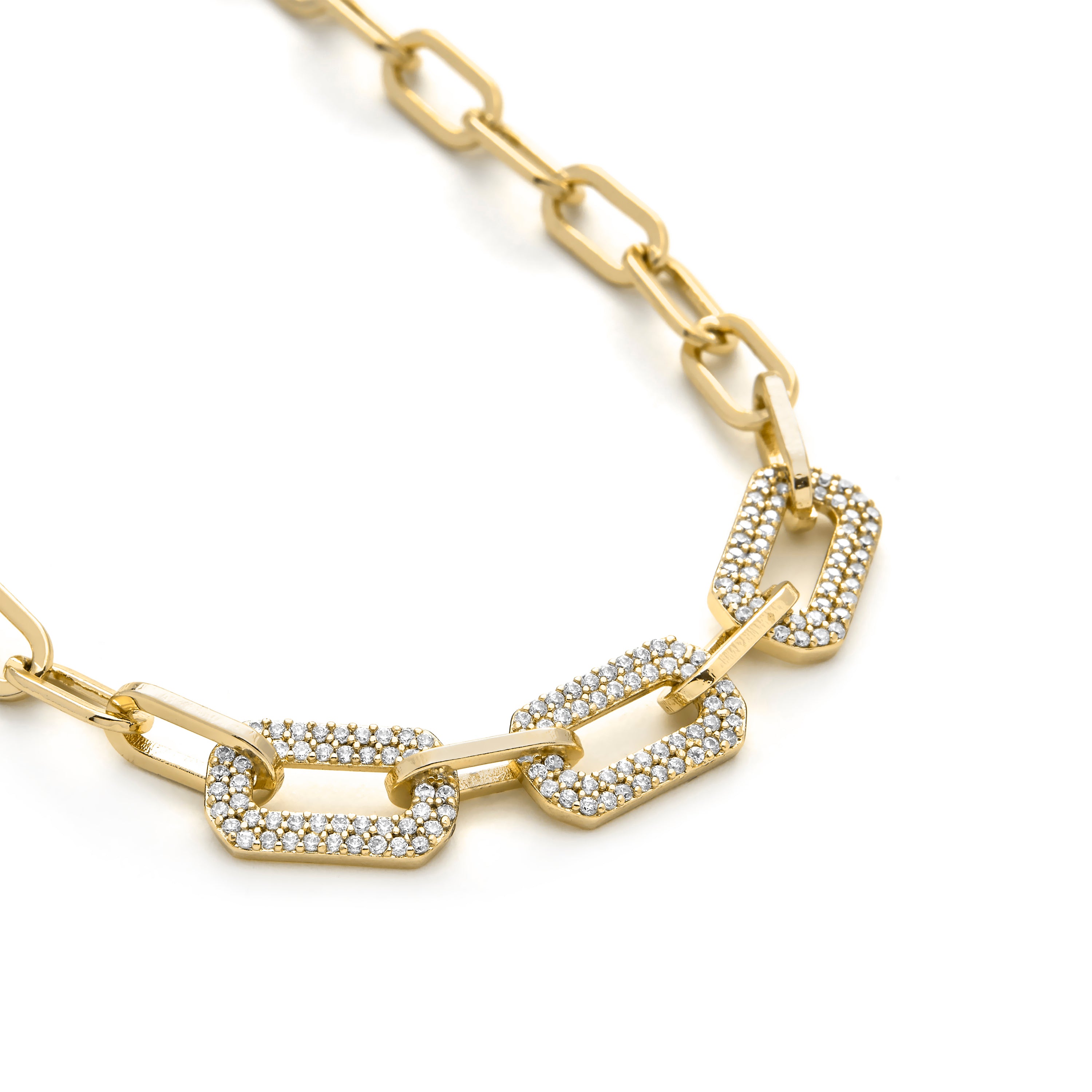 Collana finita in oro giallo 18k - Nelith