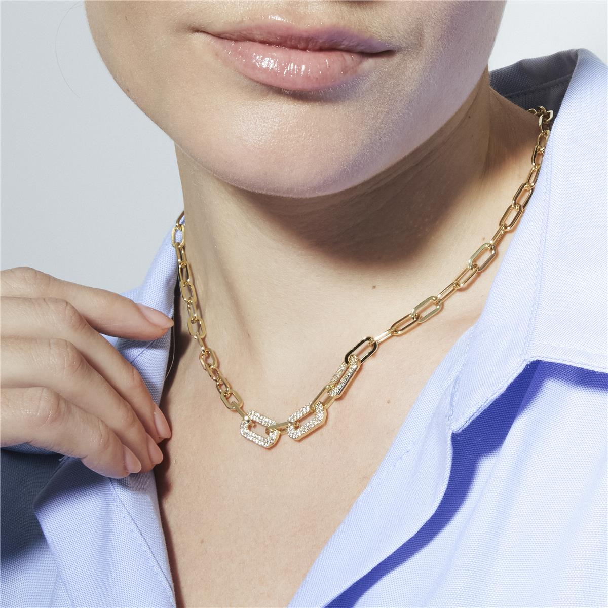 Collana finita in oro giallo 18k - Nelith
