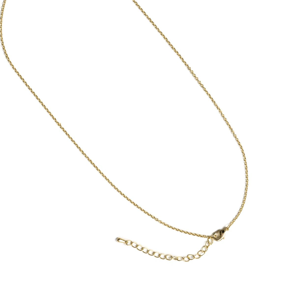Black Lacquer Necklace with 18k Yellow Gold Finish - Overci