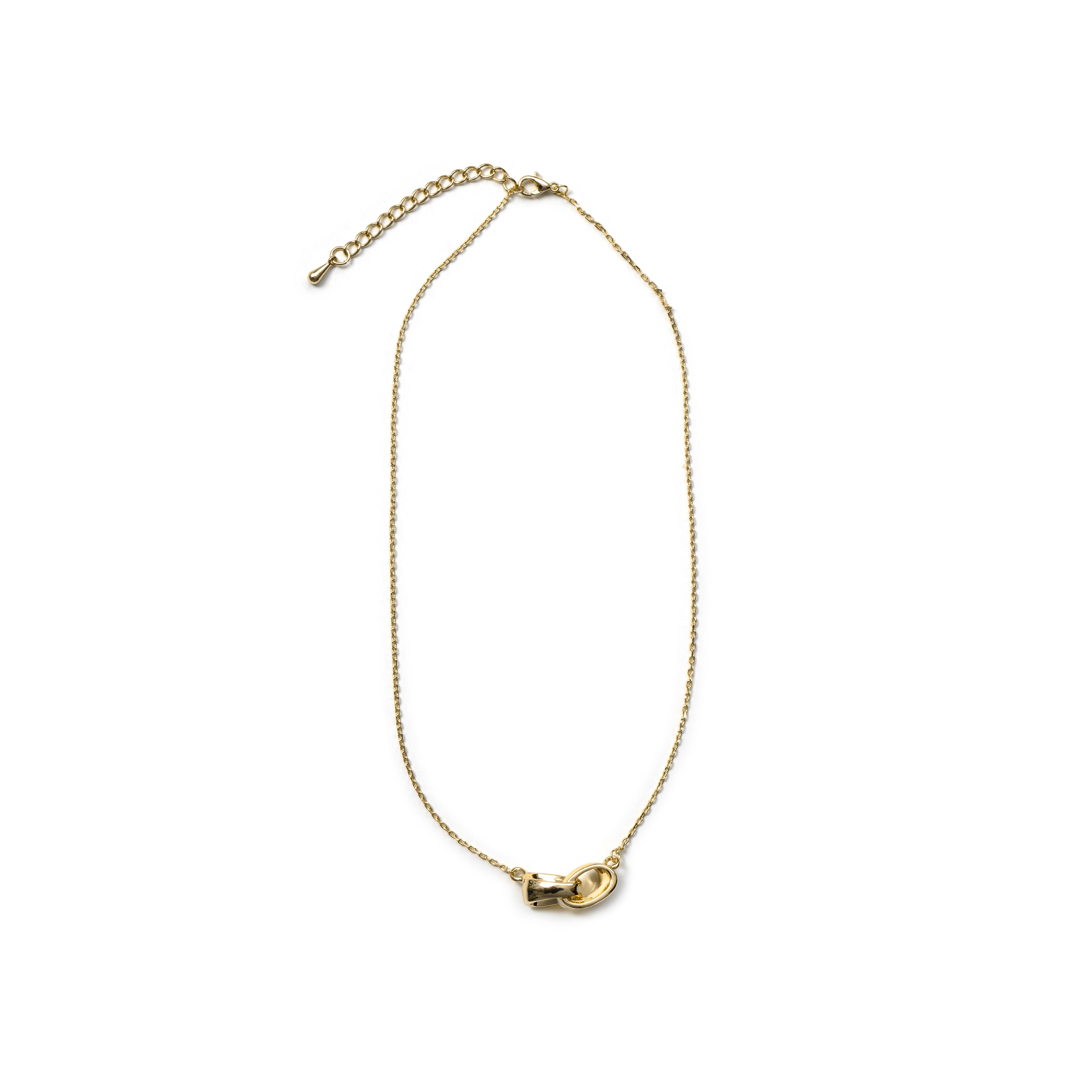 Halskette aus weißem Perlmutt mit 18k Gelbgold-Finish - Lilu