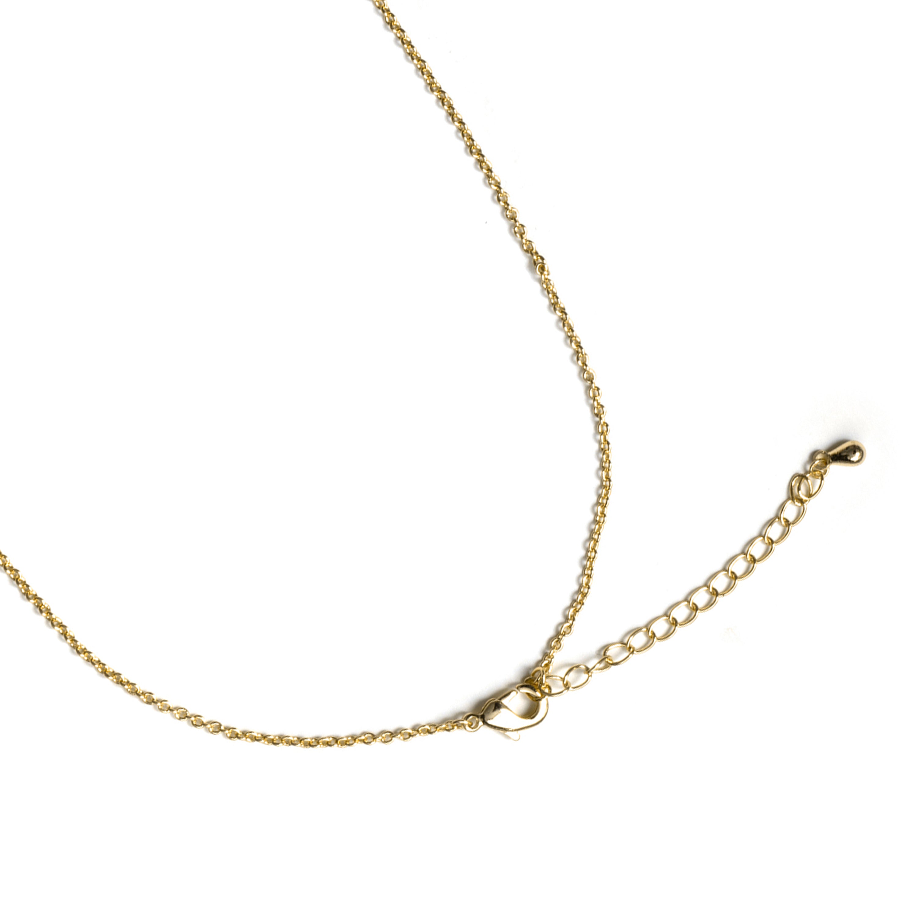 Collar de Circonita Brillante acabado en oro amarillo de 18k - Lepua