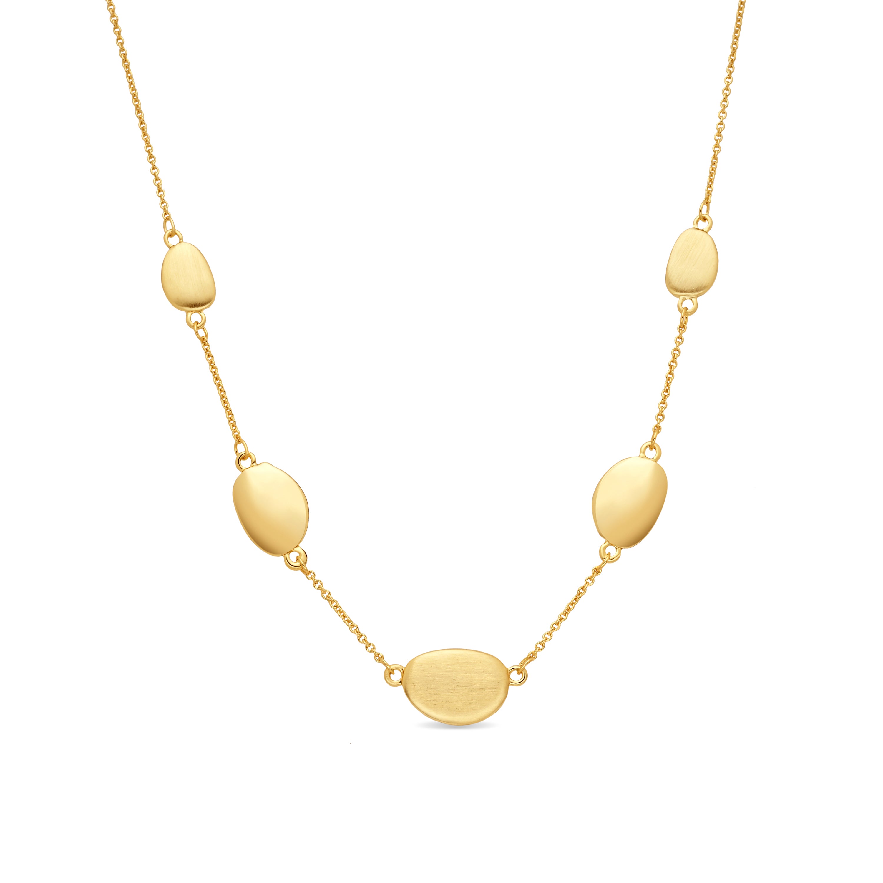 Colar acabado em ouro amarelo de 18k - Biona