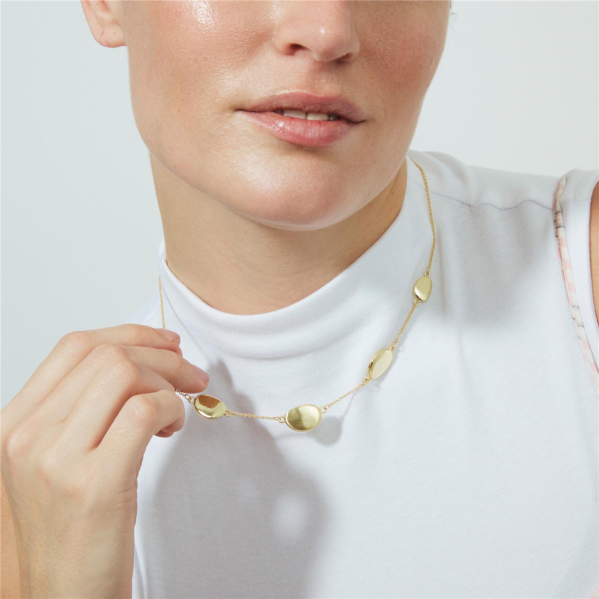 Collier finition or jaune 18 carats - Biona