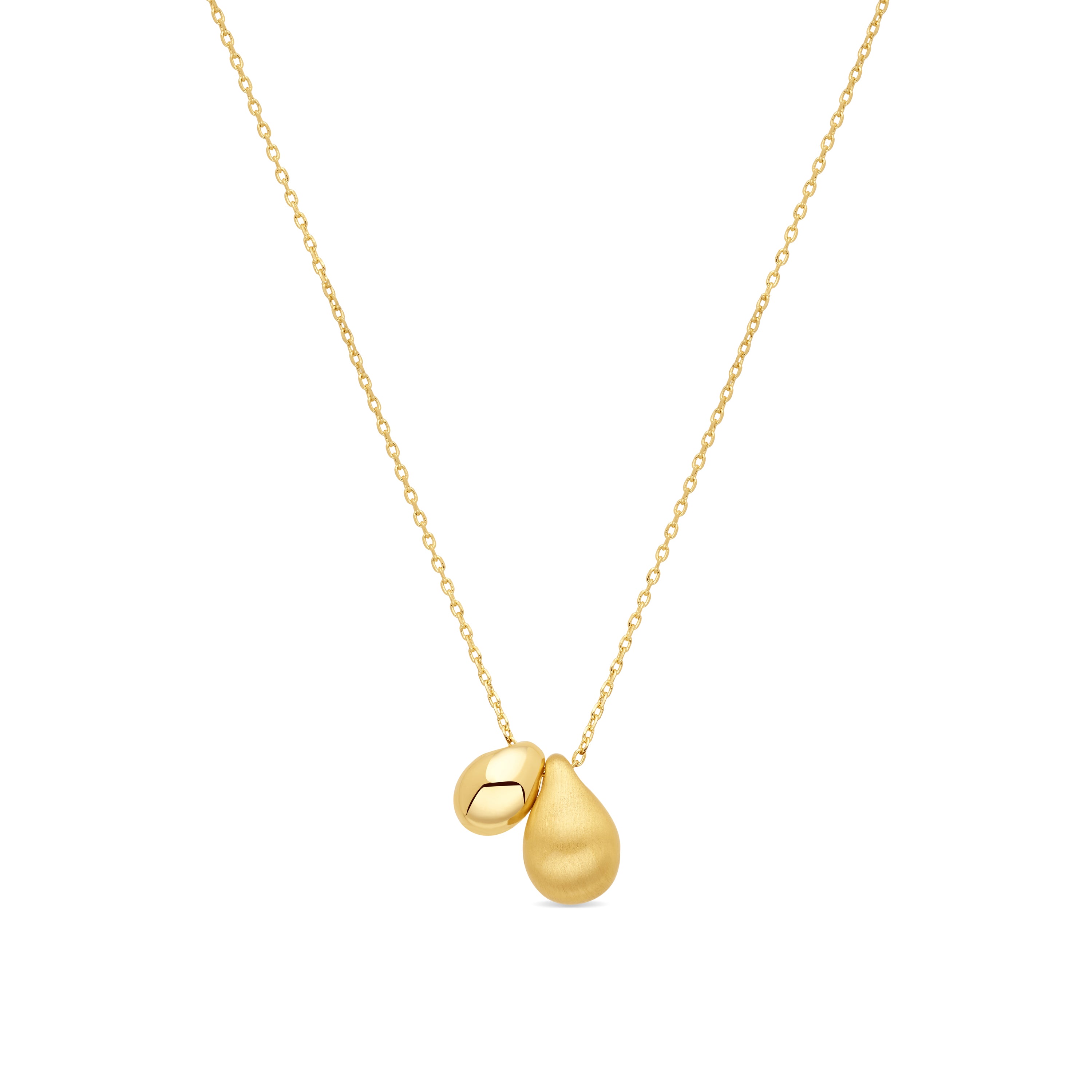 Collar acabado en oro amarillo de 18k - Saumet