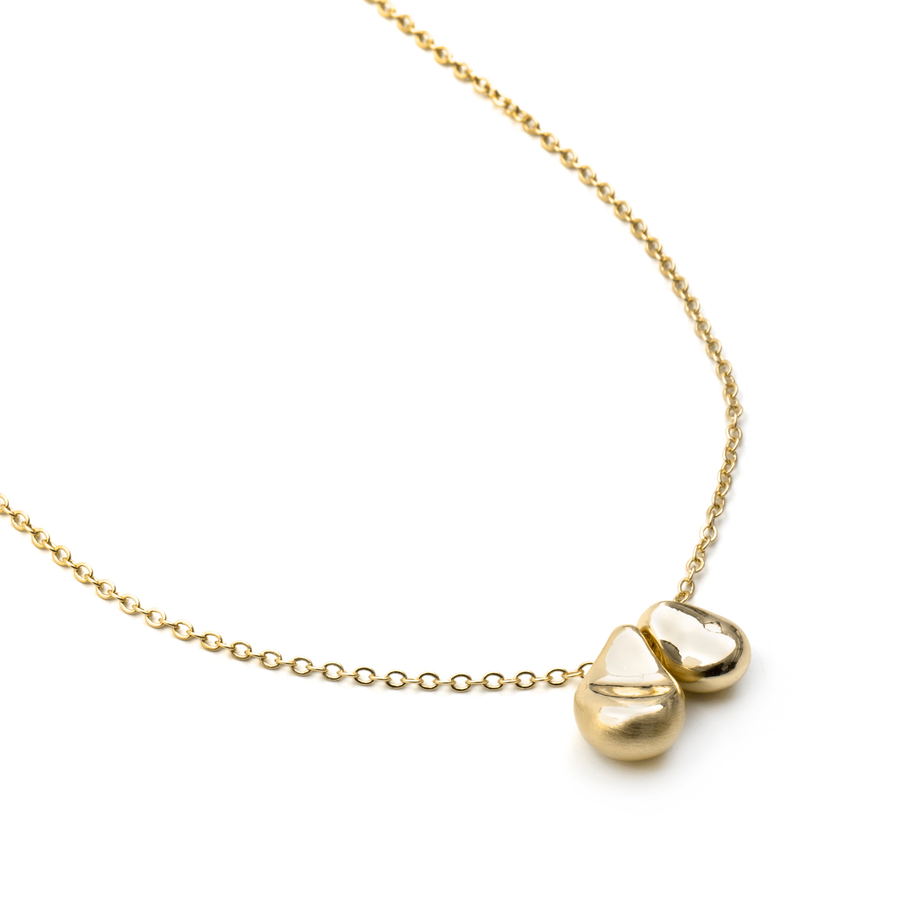 Collier finition or jaune 18 carats - Saumet