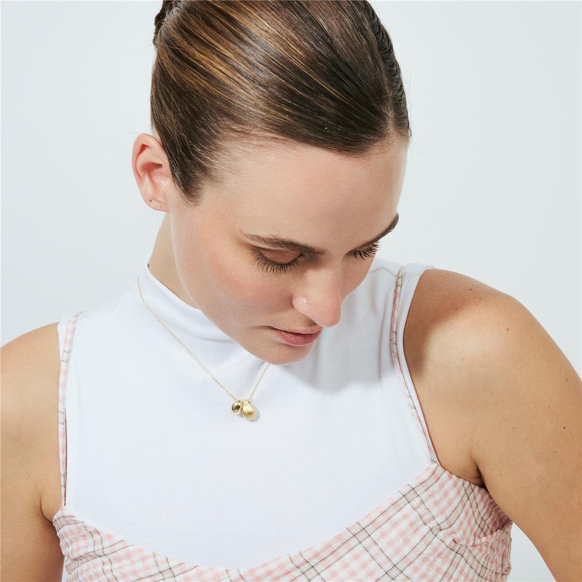 Collier finition or jaune 18 carats - Saumet
