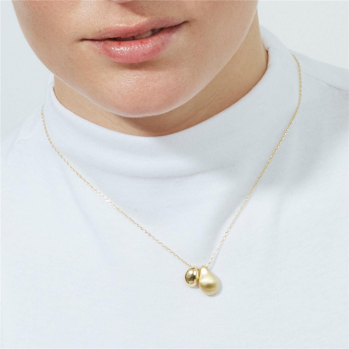 Collier finition or jaune 18 carats - Saumet