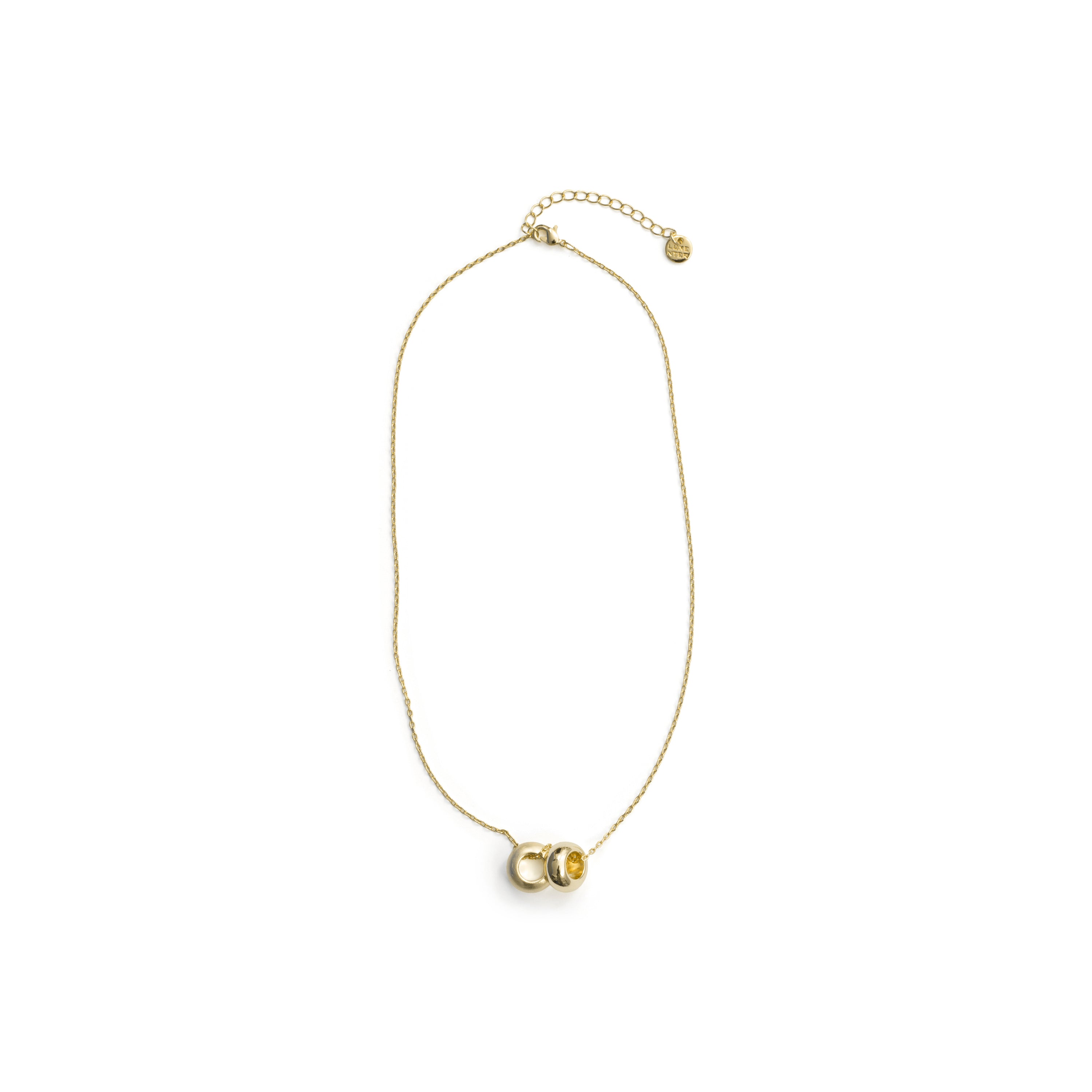 Collar acabado en oro amarillo de 18k - Jiola