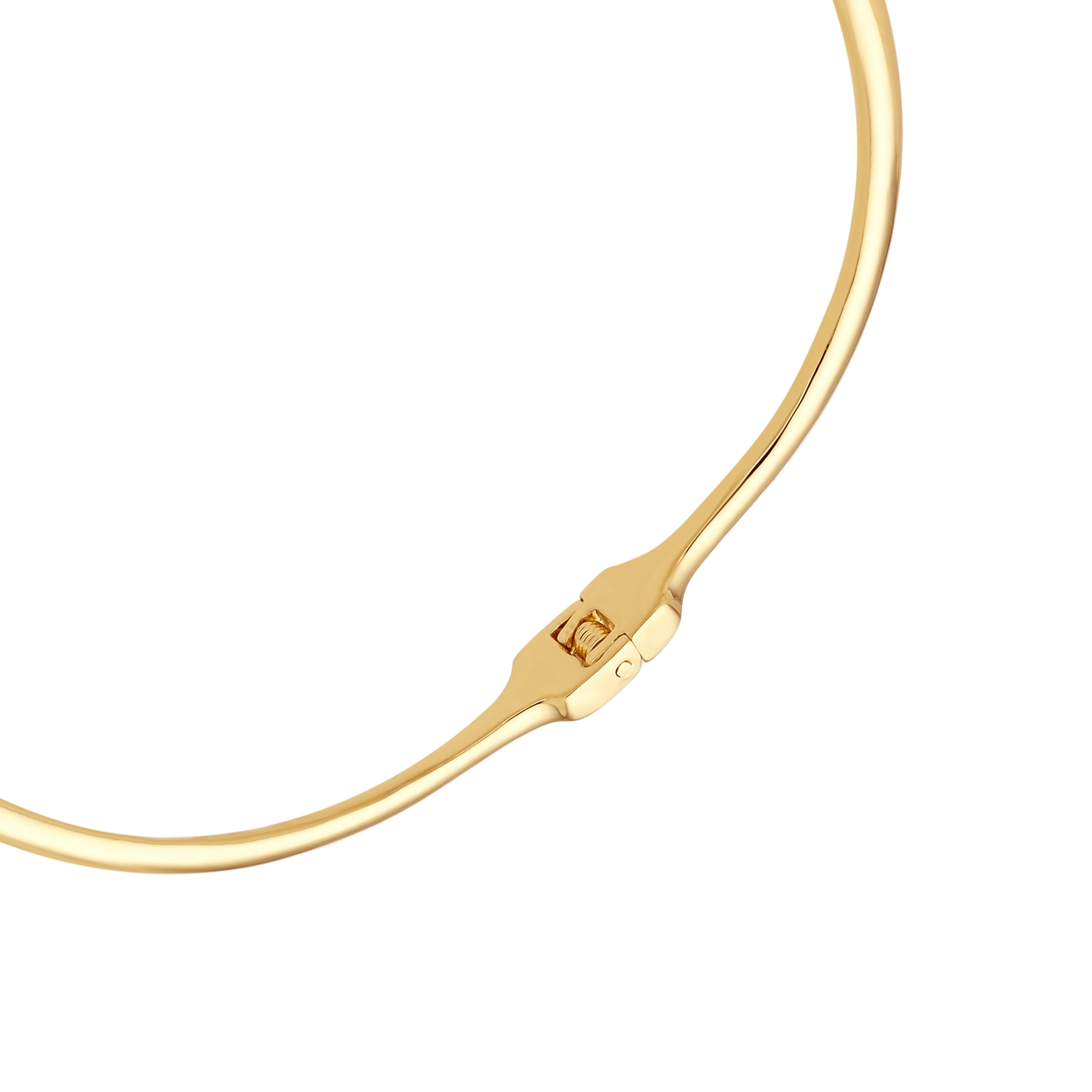 Blue Crystal Necklace finished in 18k yellow gold - Ione