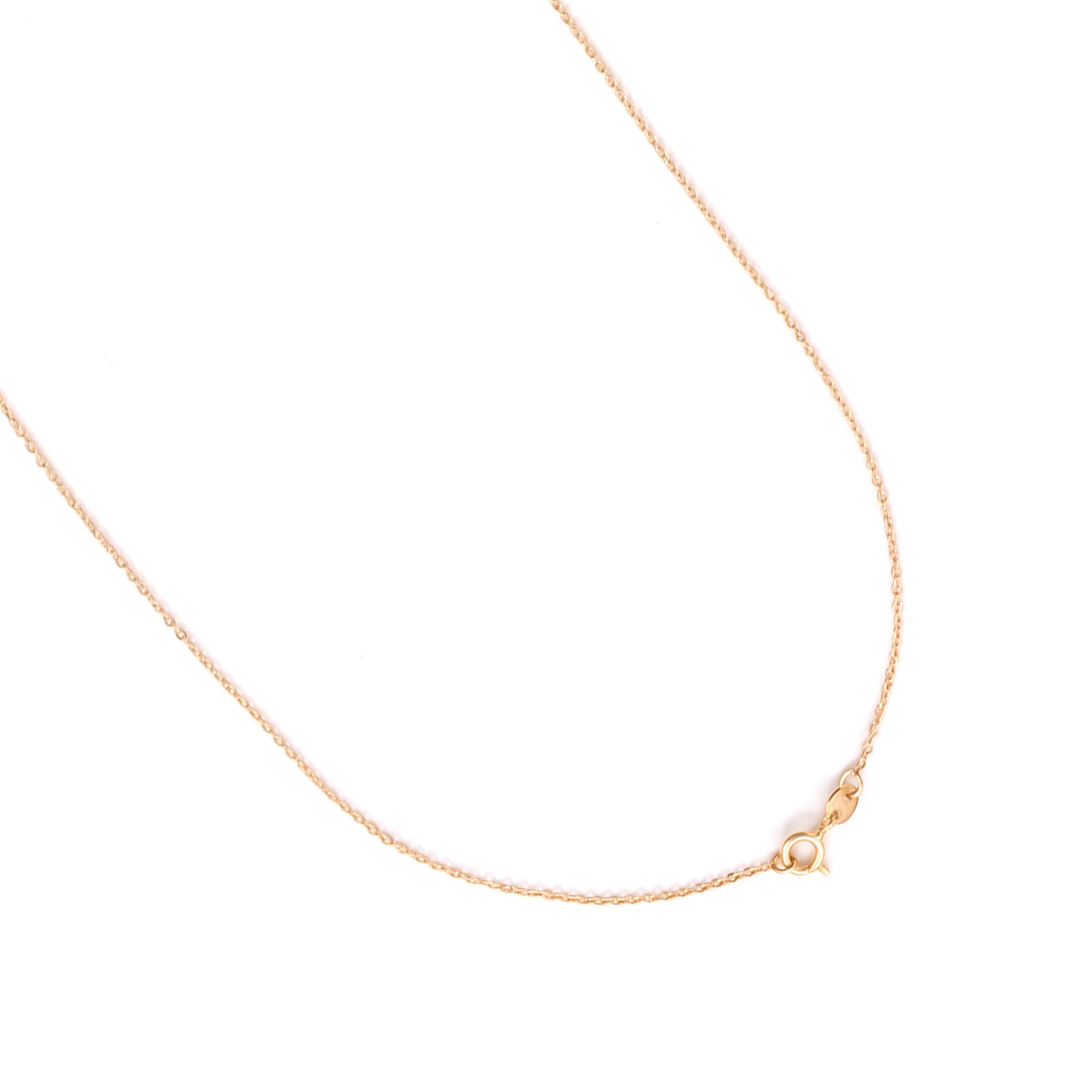 Halsband Mame 18k Gelbgold-Finish – Mame WEISS