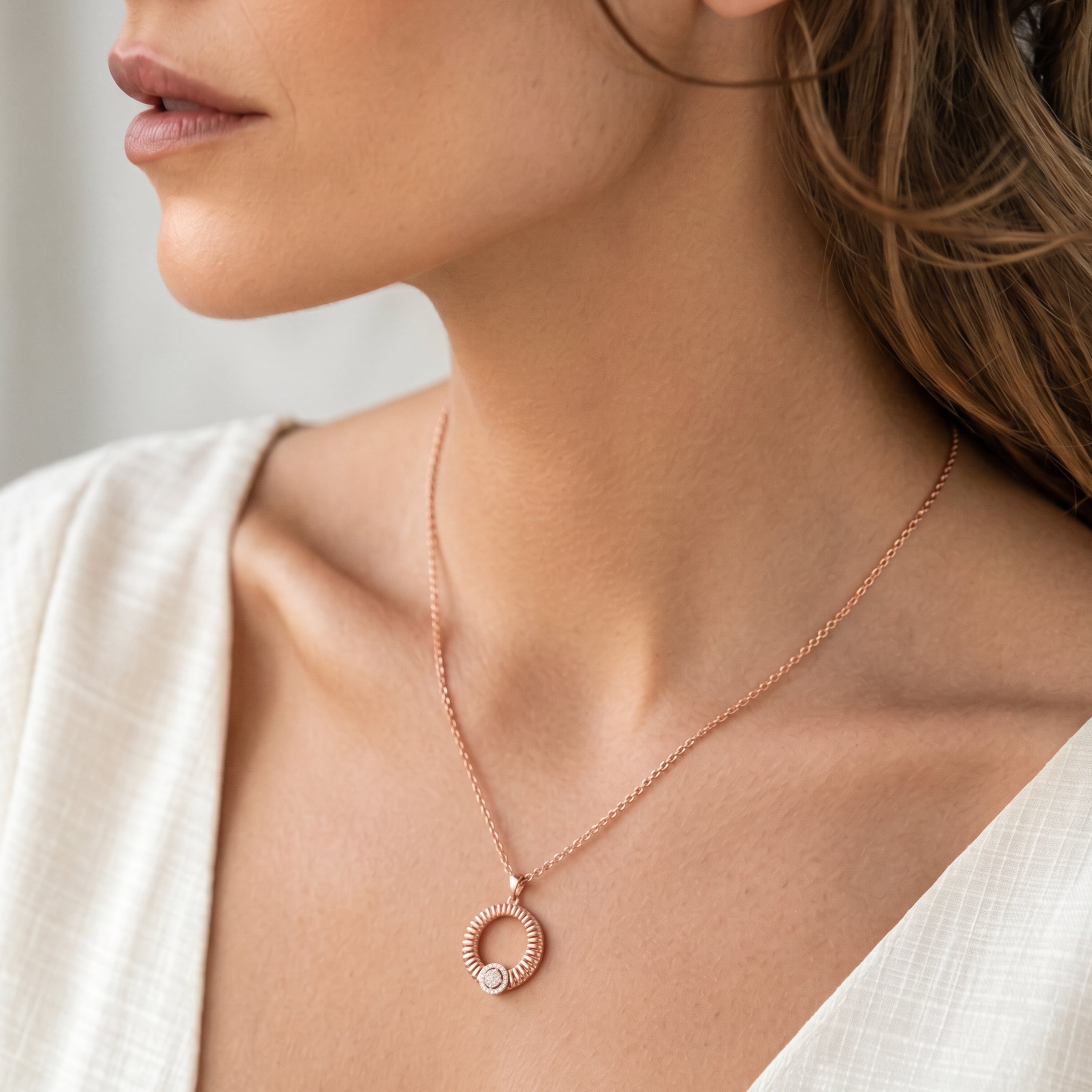 Collier Buve finition or jaune 18k - Buve BLANCO