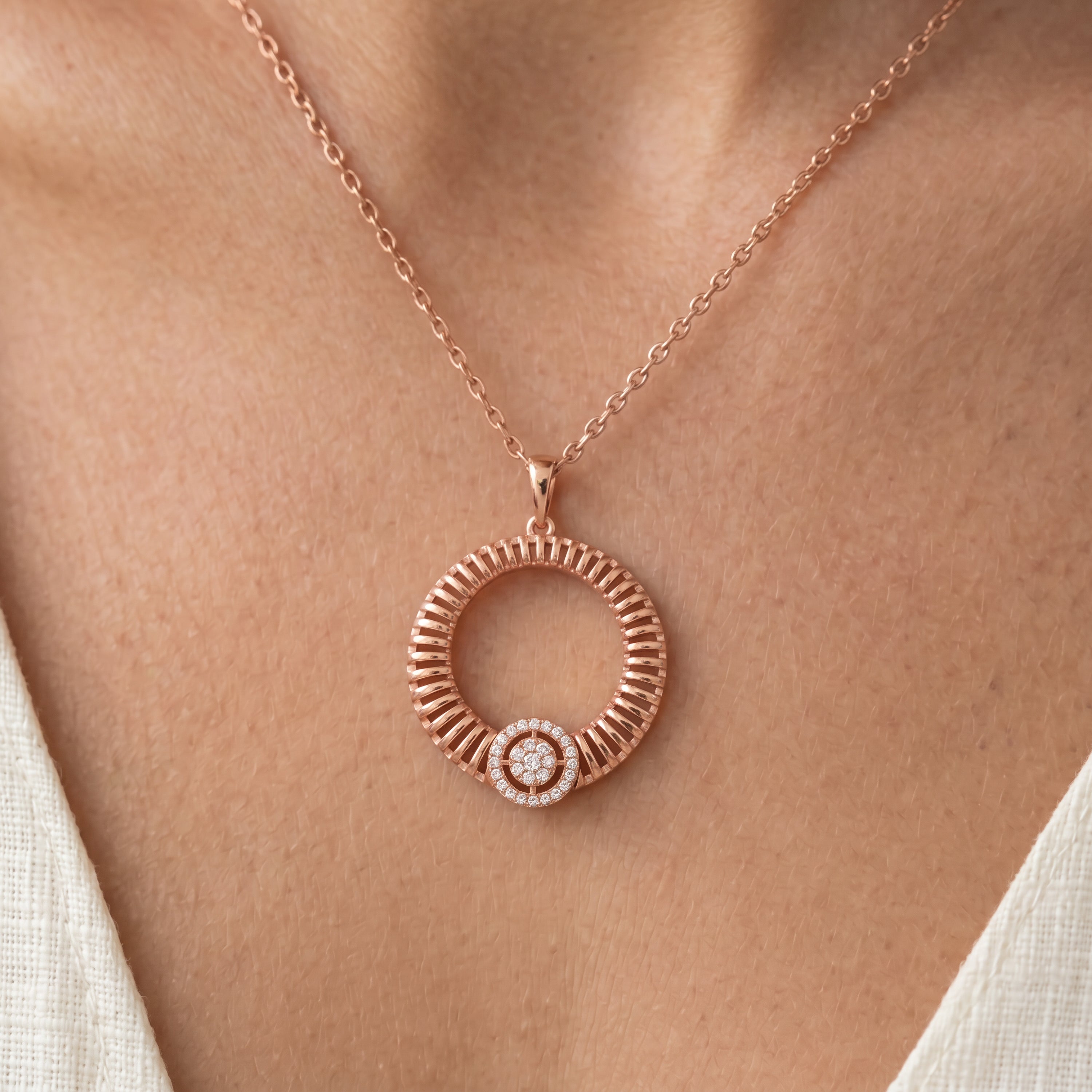 Collier Buve finition or jaune 18k - Buve BLANCO