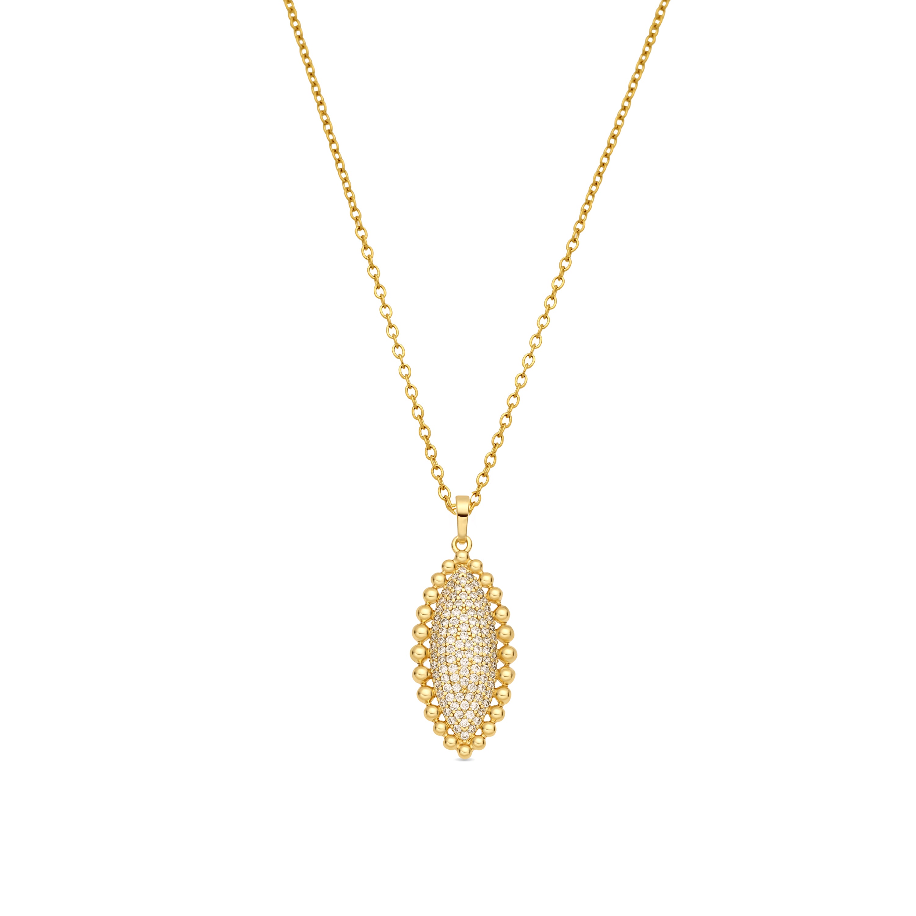 Collana Aizjax finitura oro giallo 18k - Aizjax BIANCO