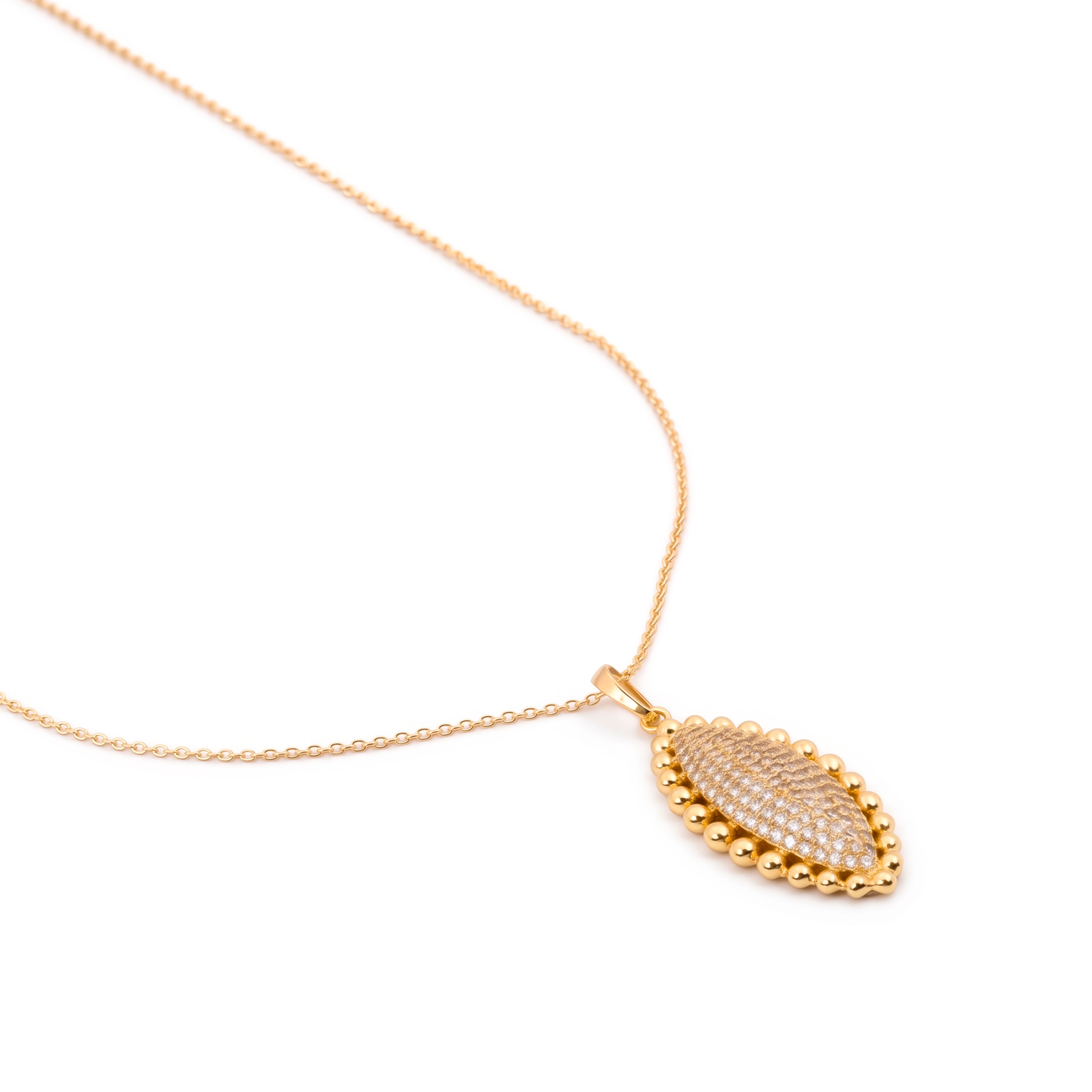 Collana Aizjax finitura oro giallo 18k - Aizjax BIANCO
