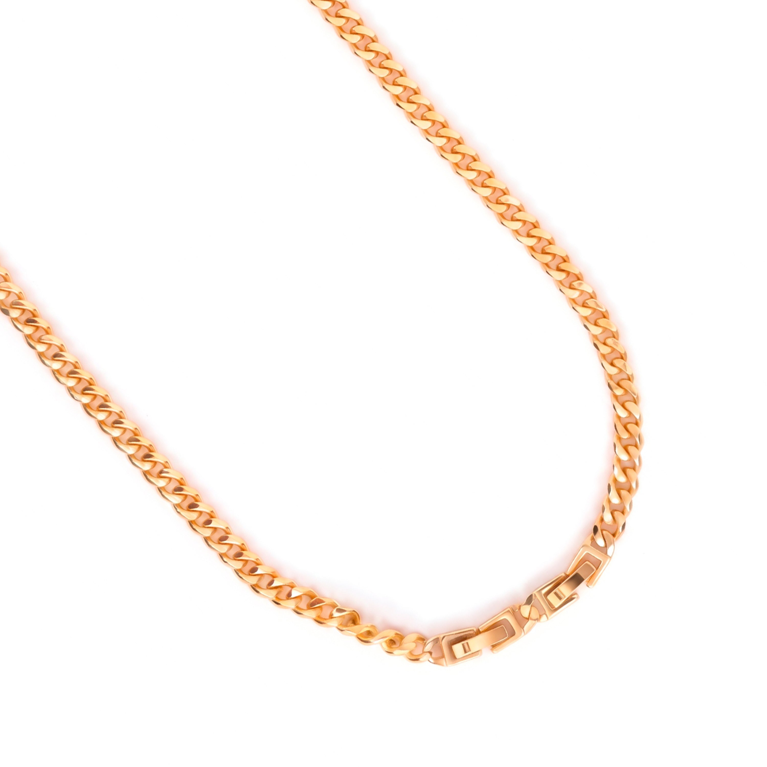 Balhaj Collar with 18k Yellow Gold Finish - Balhaj WHITE