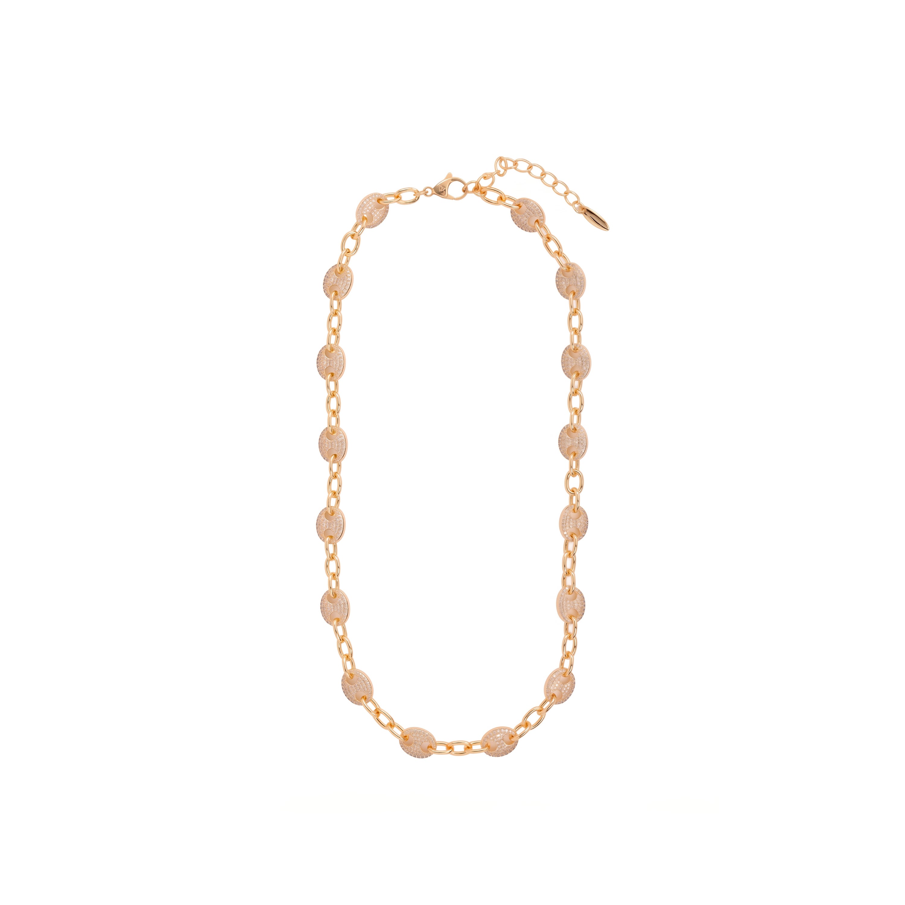 Lilen Collar with 18k Yellow Gold Finish - Lilen WHITE