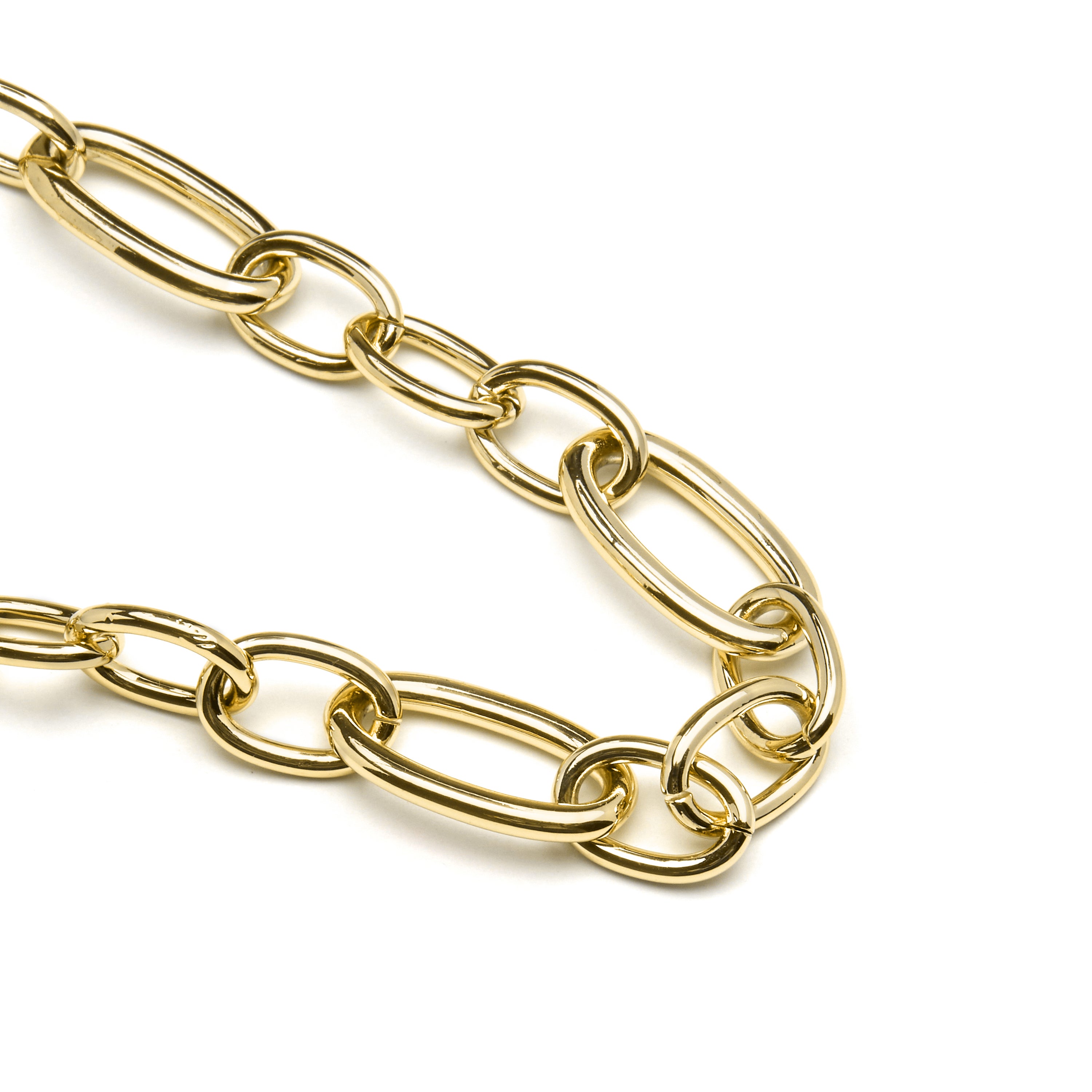 Collana finita in oro giallo 18K - Oplie