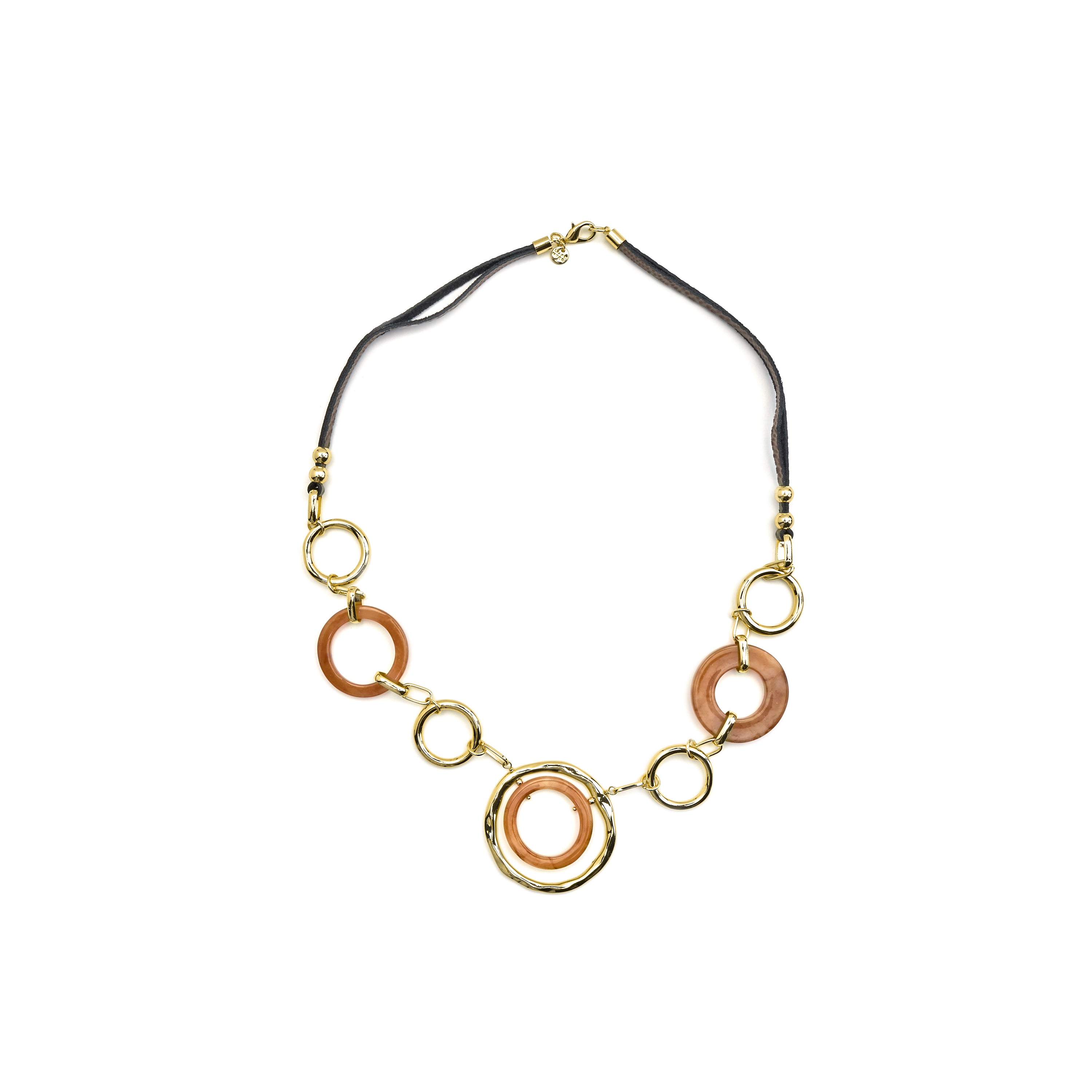 Halskette mit 18k Goldfinish - Saimil