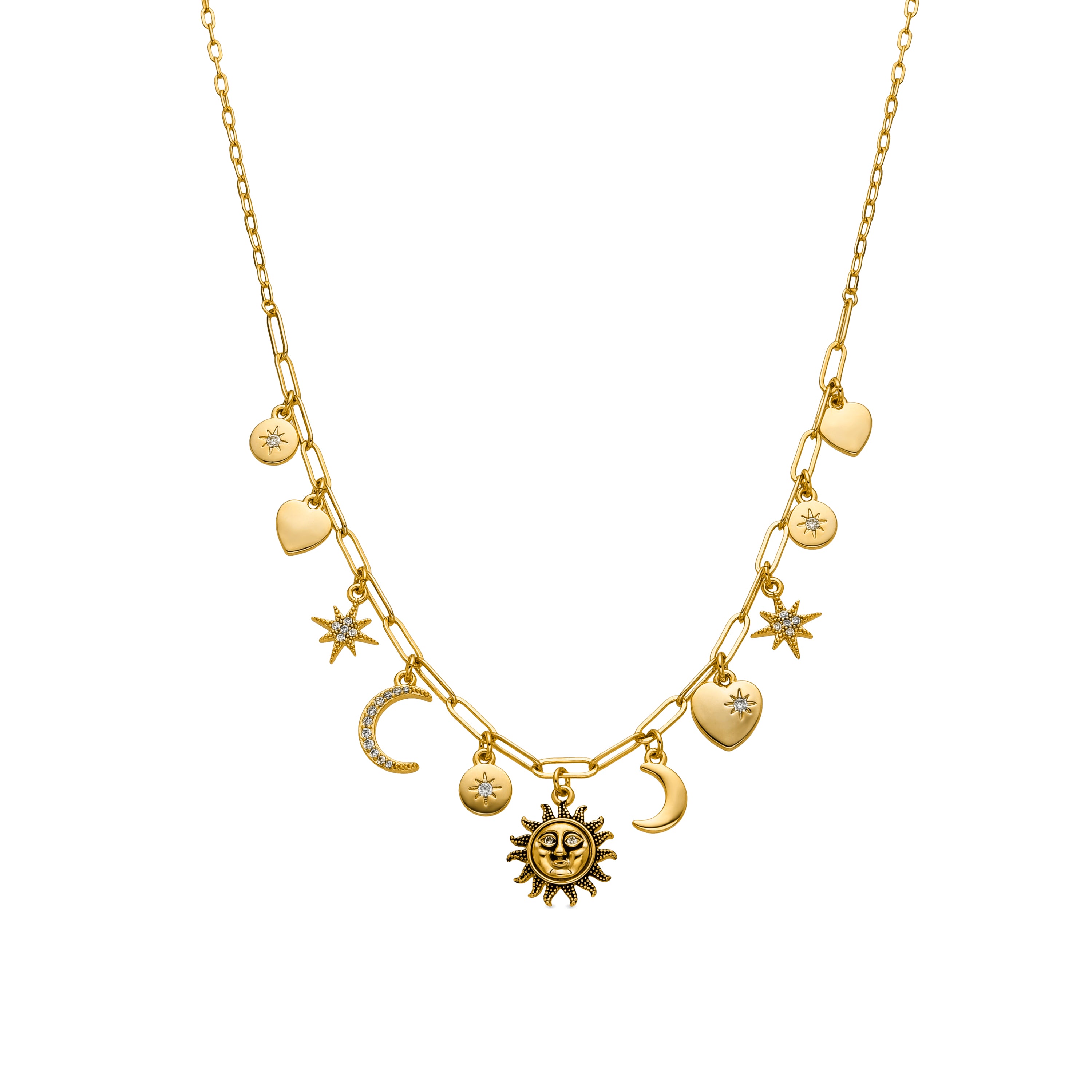 18k gold finished collar - Nafir