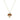 Kette aus rotem Achat mit 18K Gelbgold-Finish - Budleia