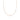 Collier en zirconium champagne finition or jaune 18K - Athat